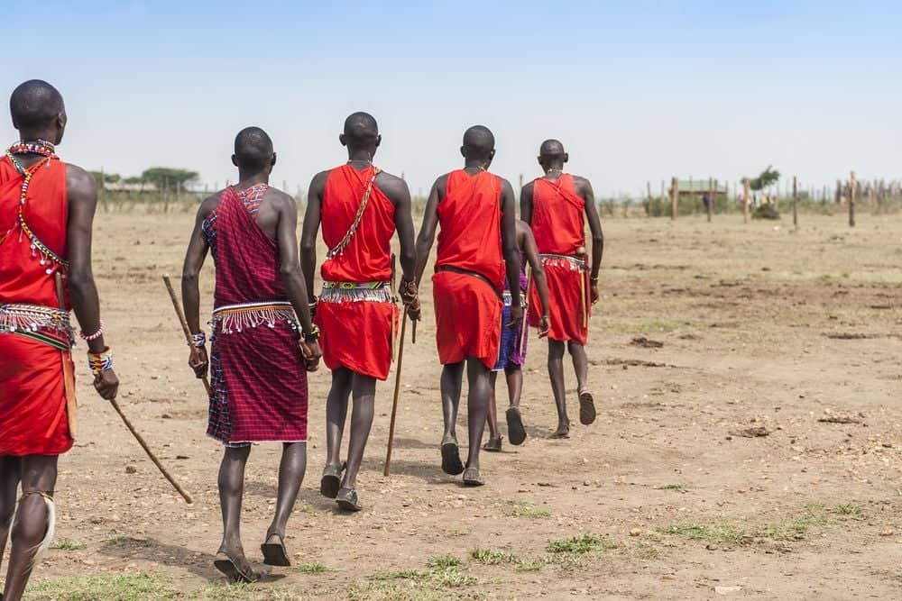 Wandeling met Maasai in de bush