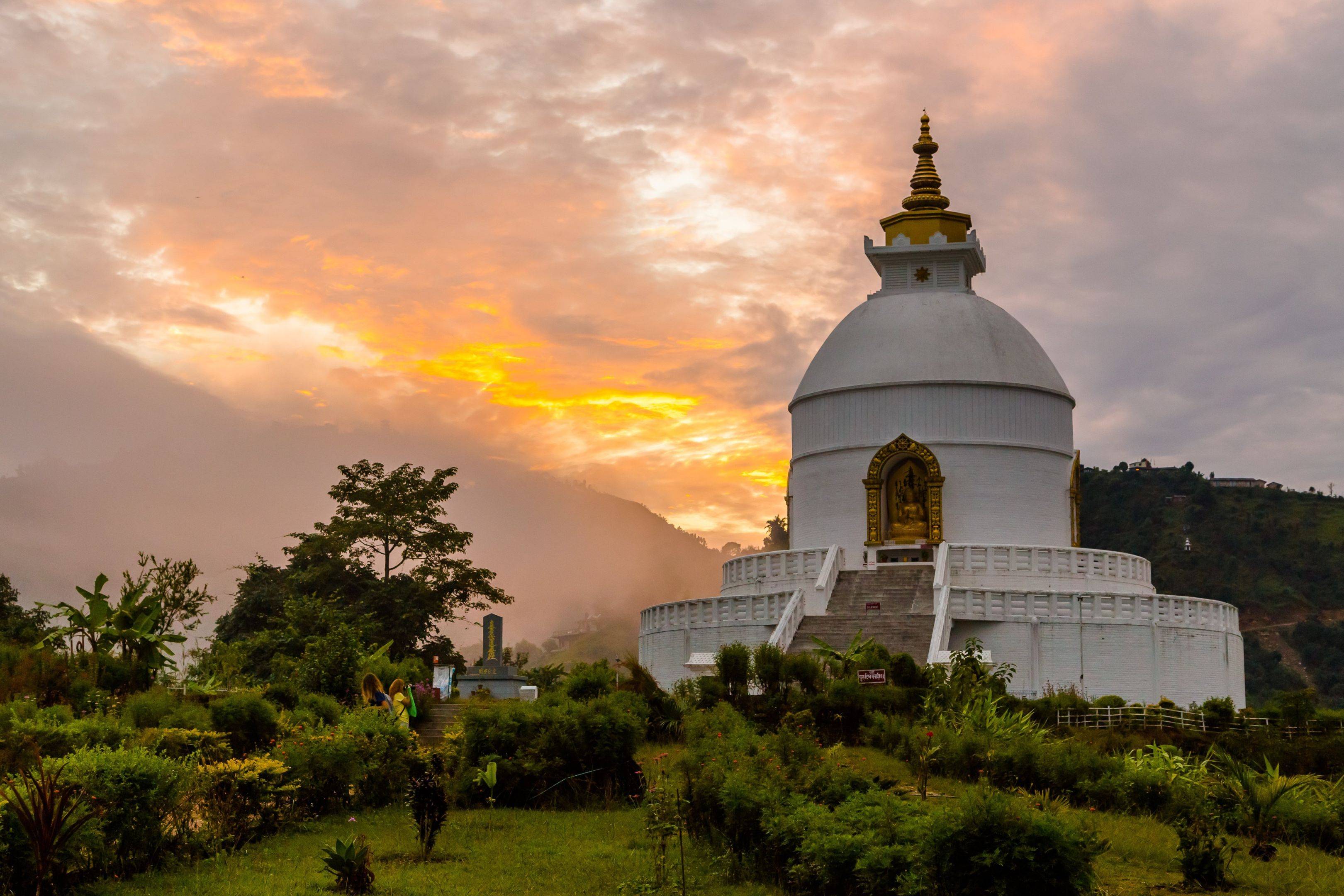 Visita di Pokhara: vista dell’alba dall’altura di Sarangkot 