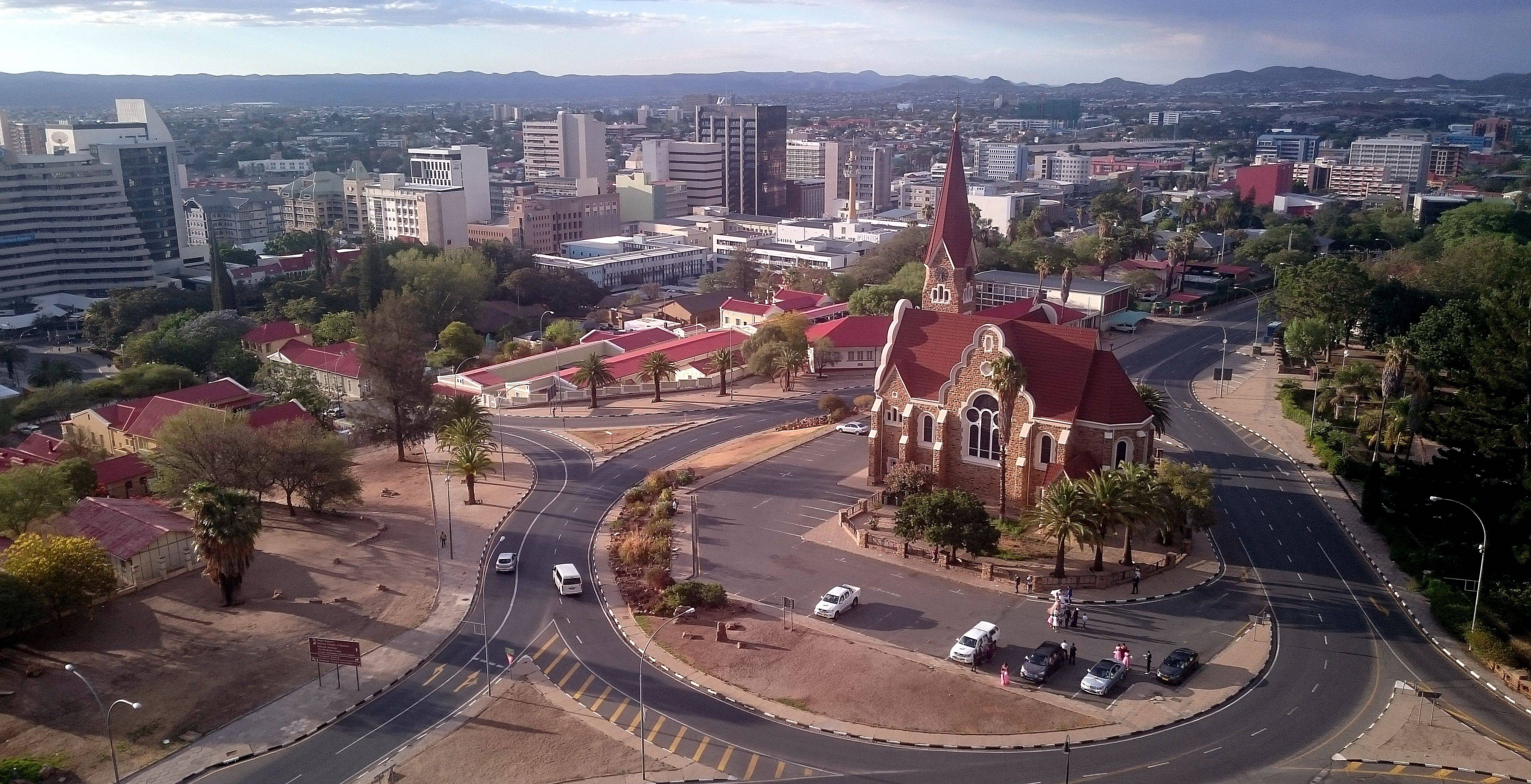 Ankunft in der Hauptstadt Windhoek 