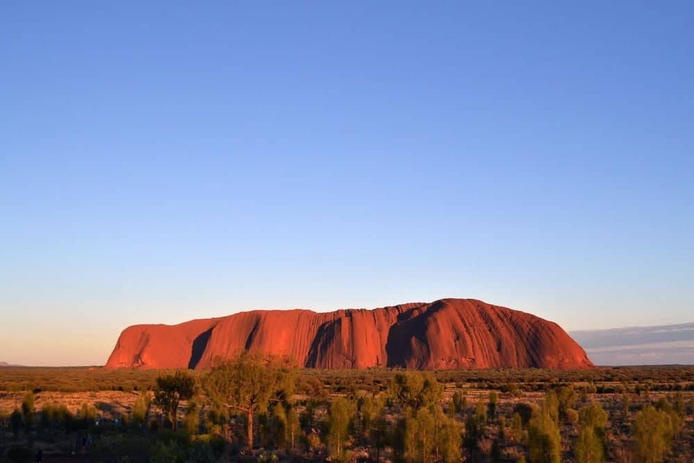 Aankomst in Alice Springs en Uluru
