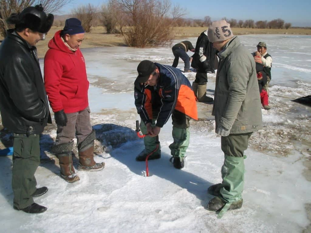 Journée pêche sous glace à KHankh