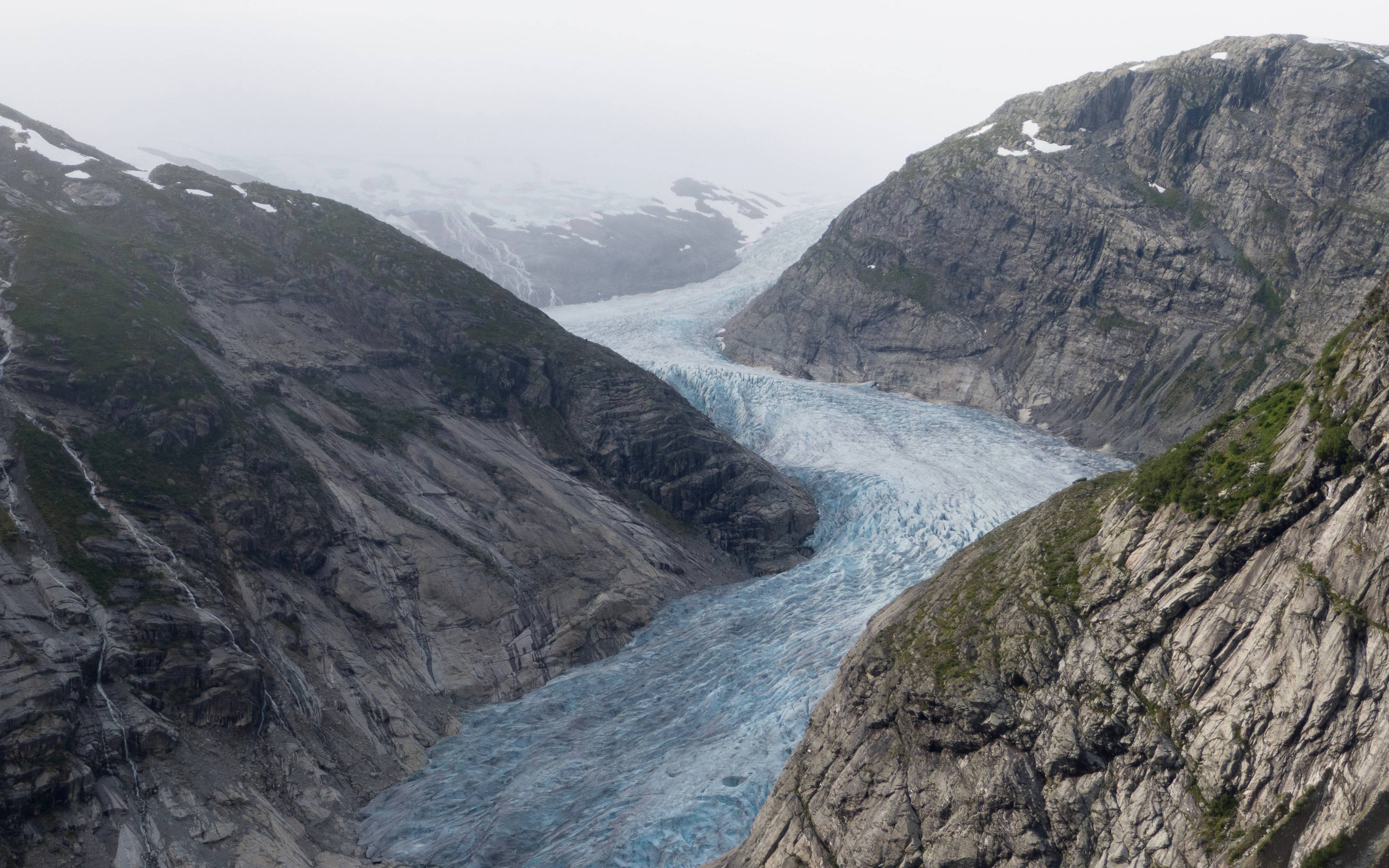 Randonnée sur le glacier de Tunsbergdal