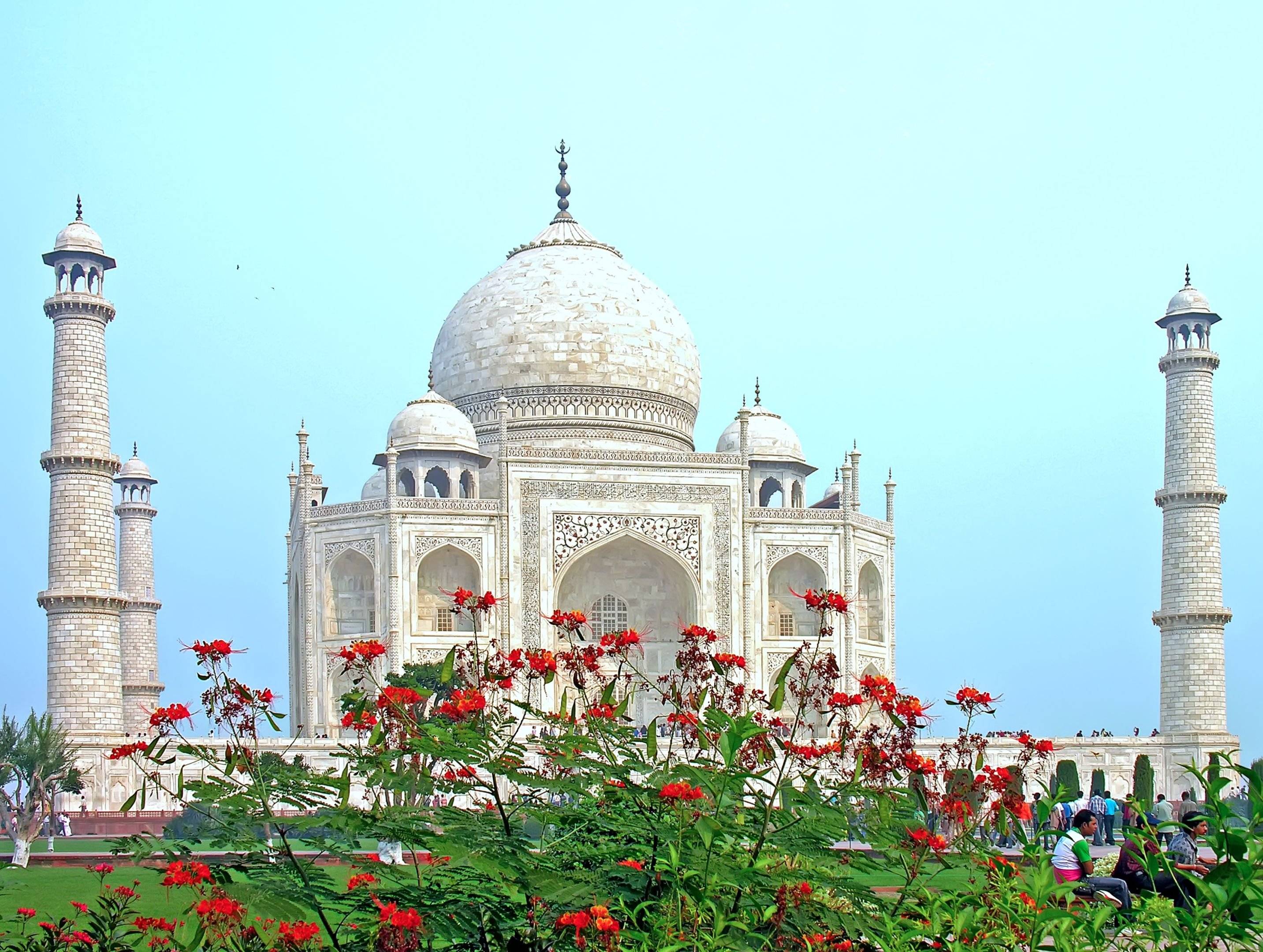 Das Taj Mahal und Architektur in Agra