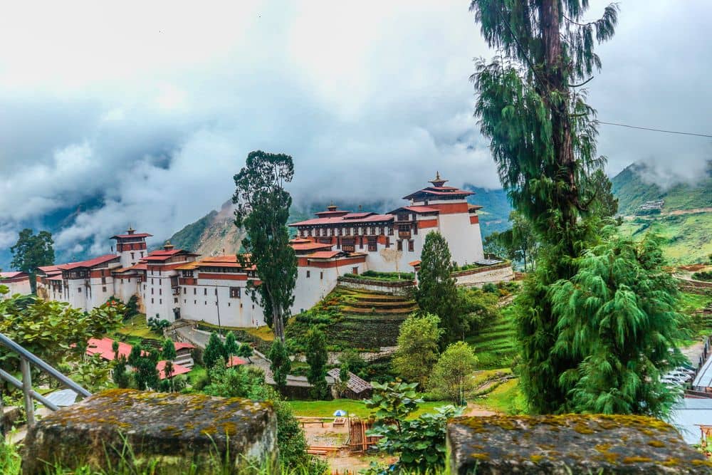 Rijd op en neer in het hart van Bhutan
