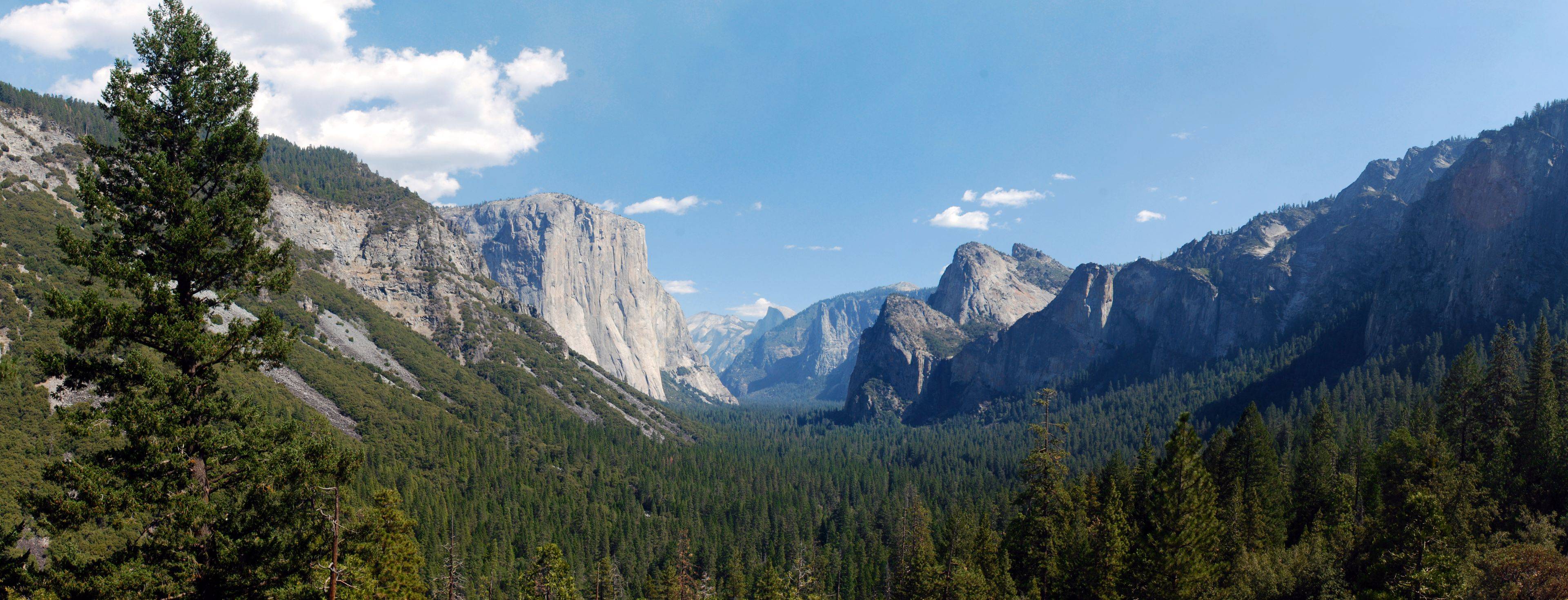 Direzione la Yosemite Valley