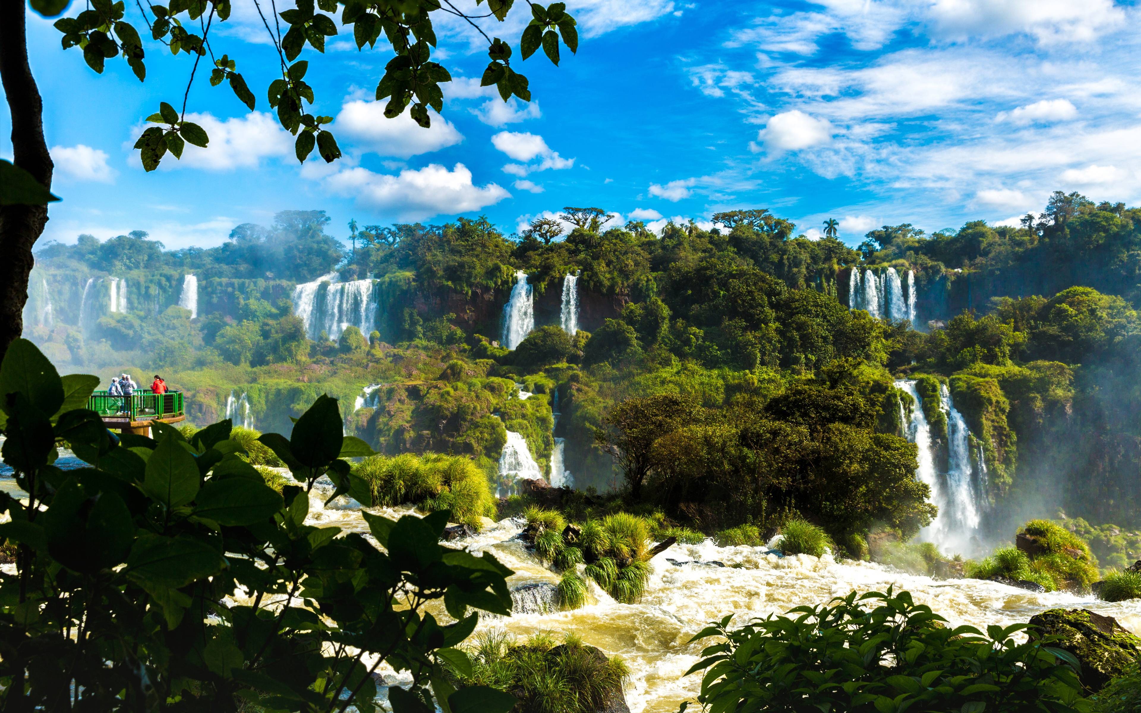 Die brasilianische Seite der Wasserfälle