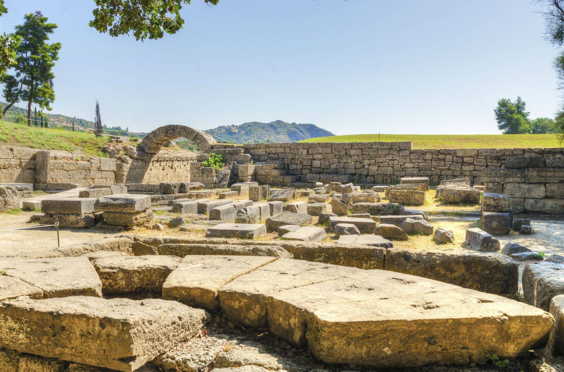 Il sito archeologico di Olimpia