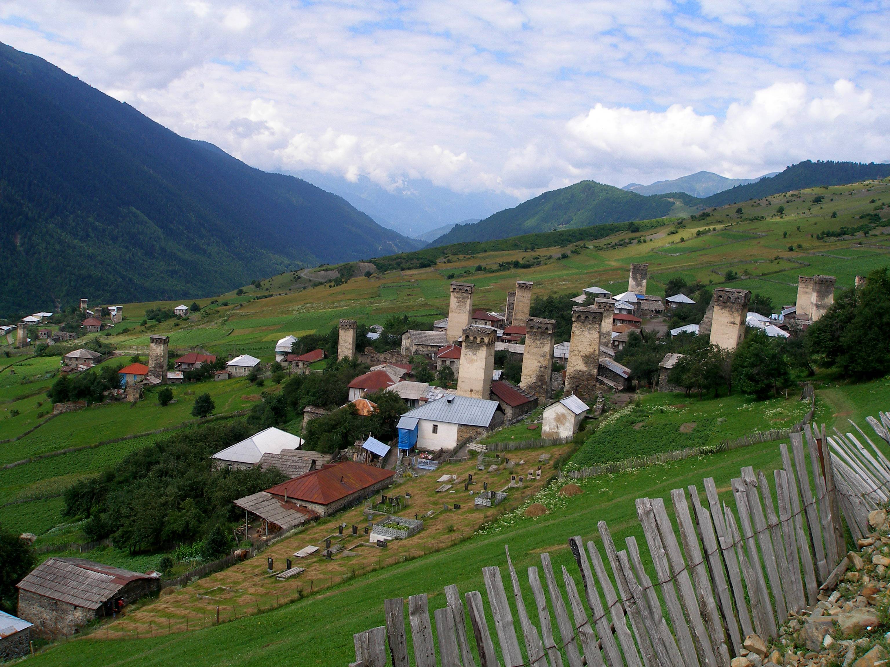 Los pintorescos pueblos de Svaneti