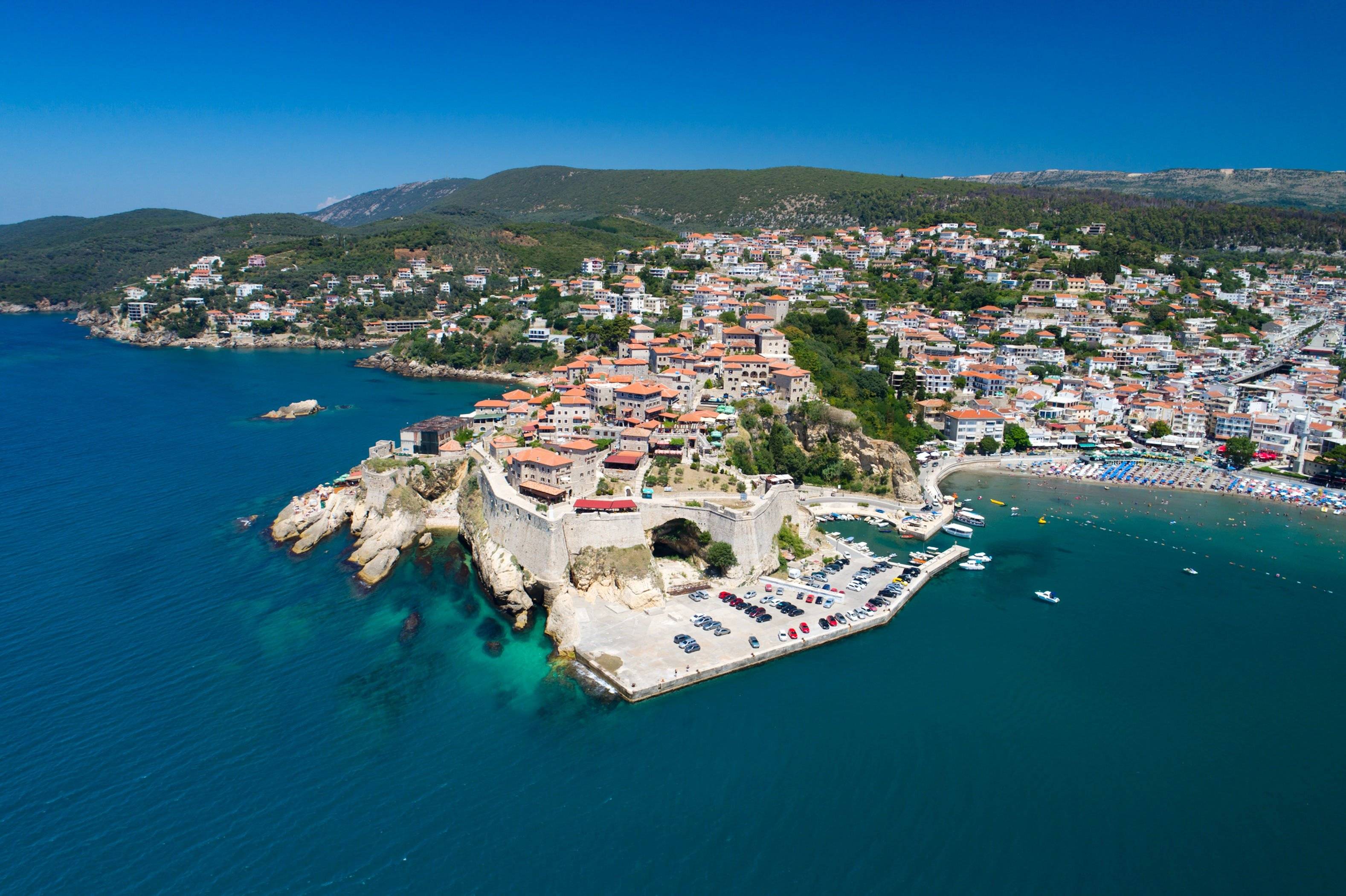 La città antica di Ulcinj e l'isola di Ada Bojana 