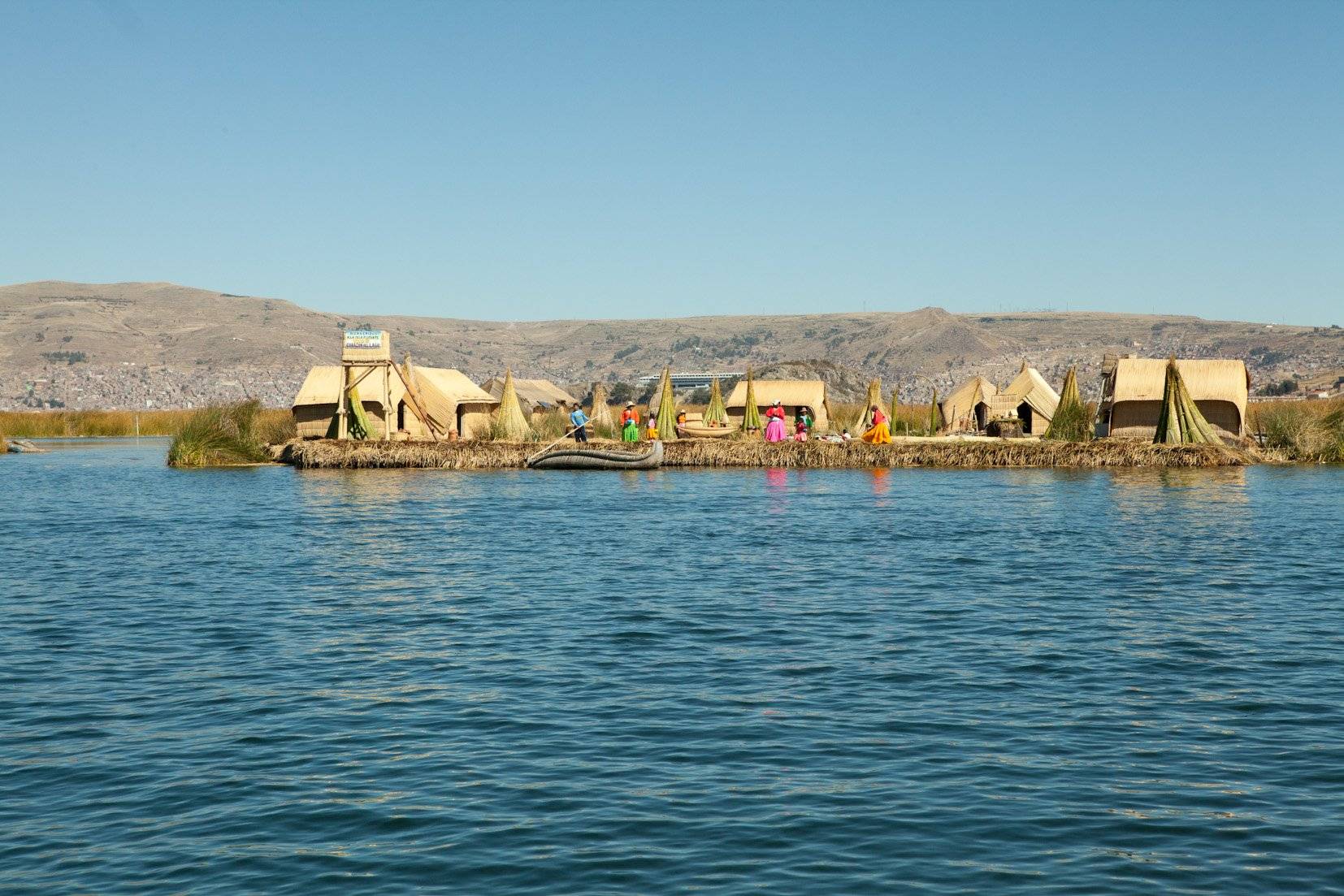 Schwimmende Inseln auf dem Titicacasee