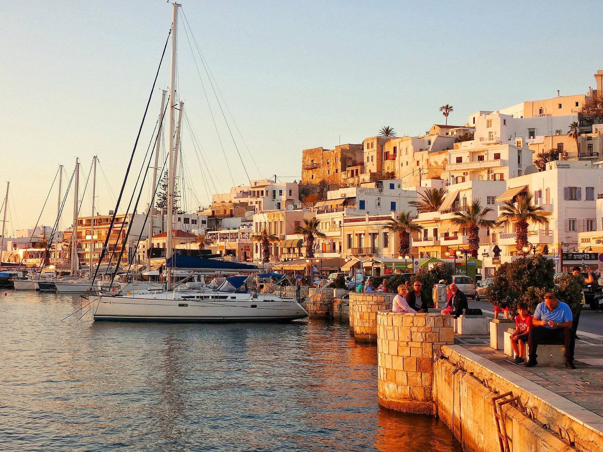Arrivée sur l’île de Naxos