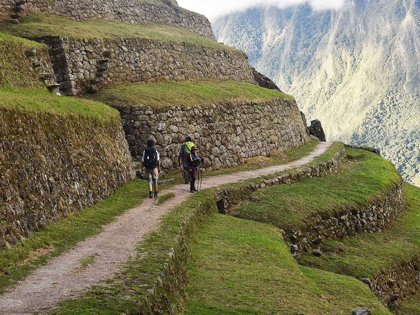 Start de mini-Inca trail naar Machu Picchu