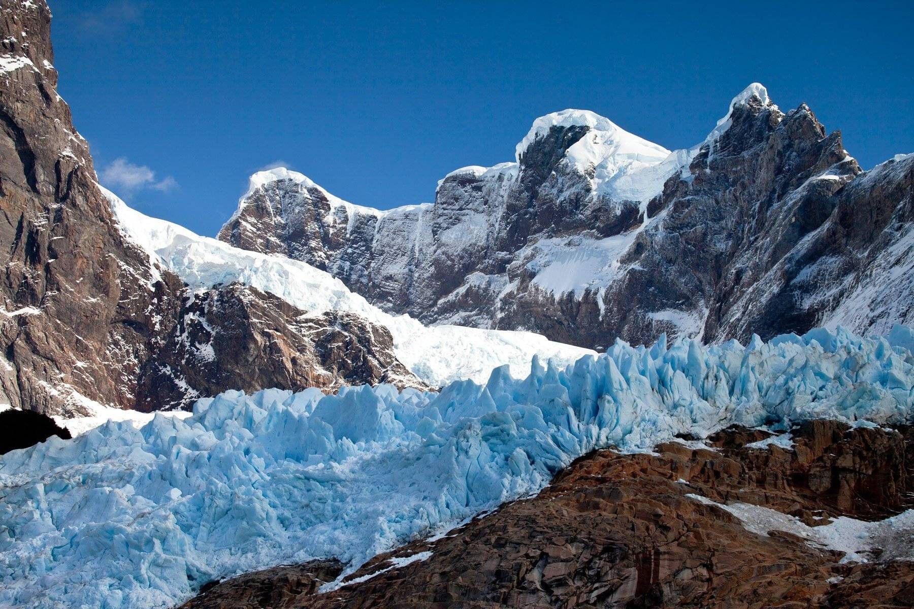Die Gletscher im Bernardo O'Higgins Nationalpark