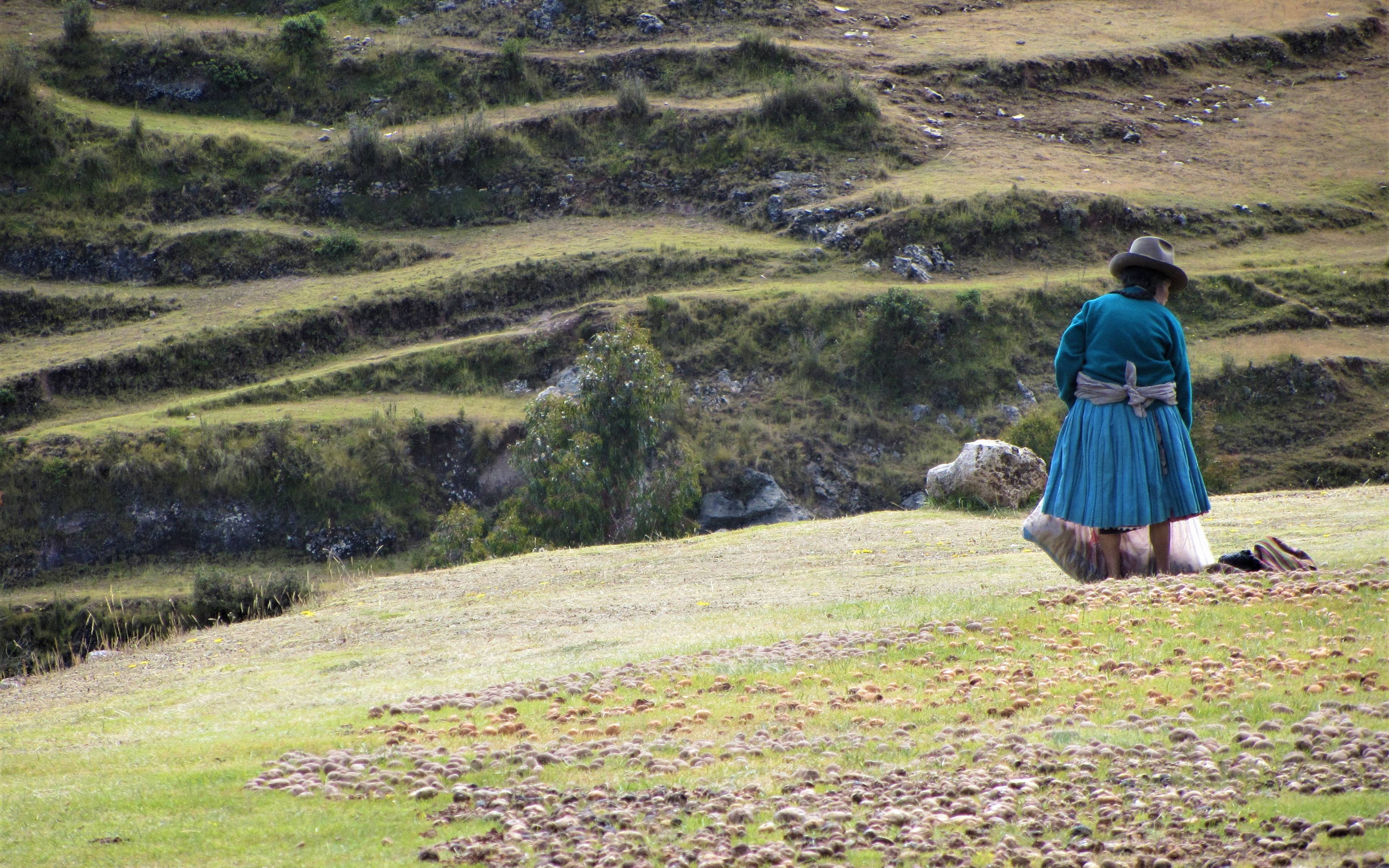 De kleine dorpen van de Andes