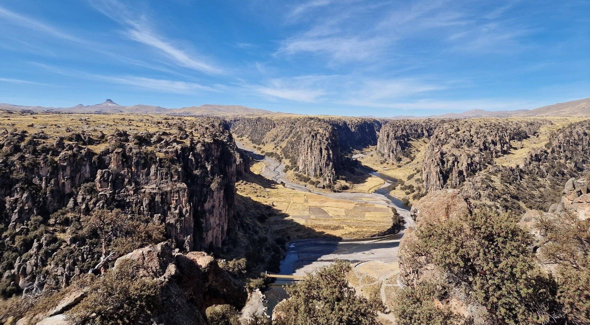 De 3 canyons en de Apurimac rivier