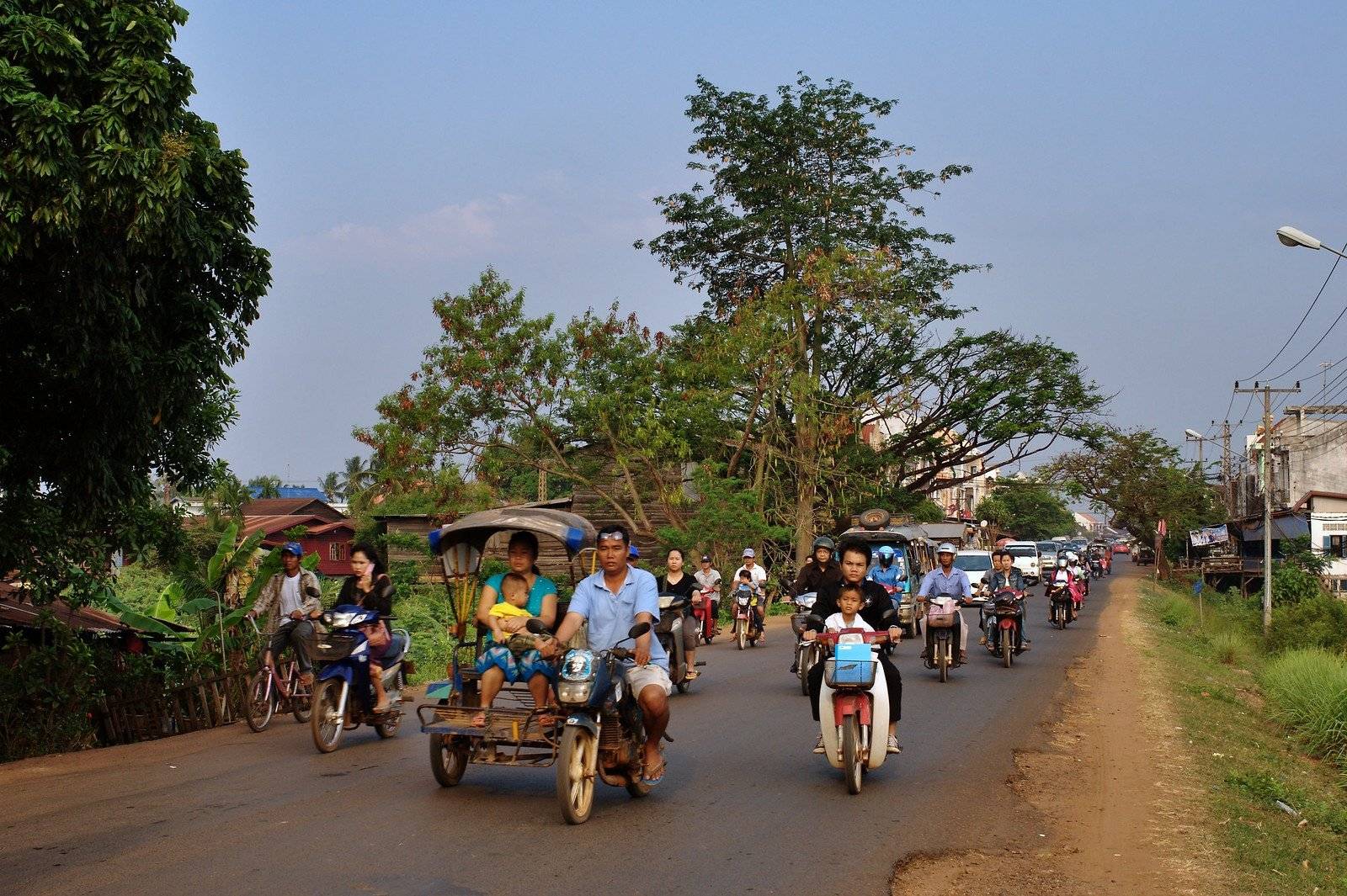 Départ du Laos