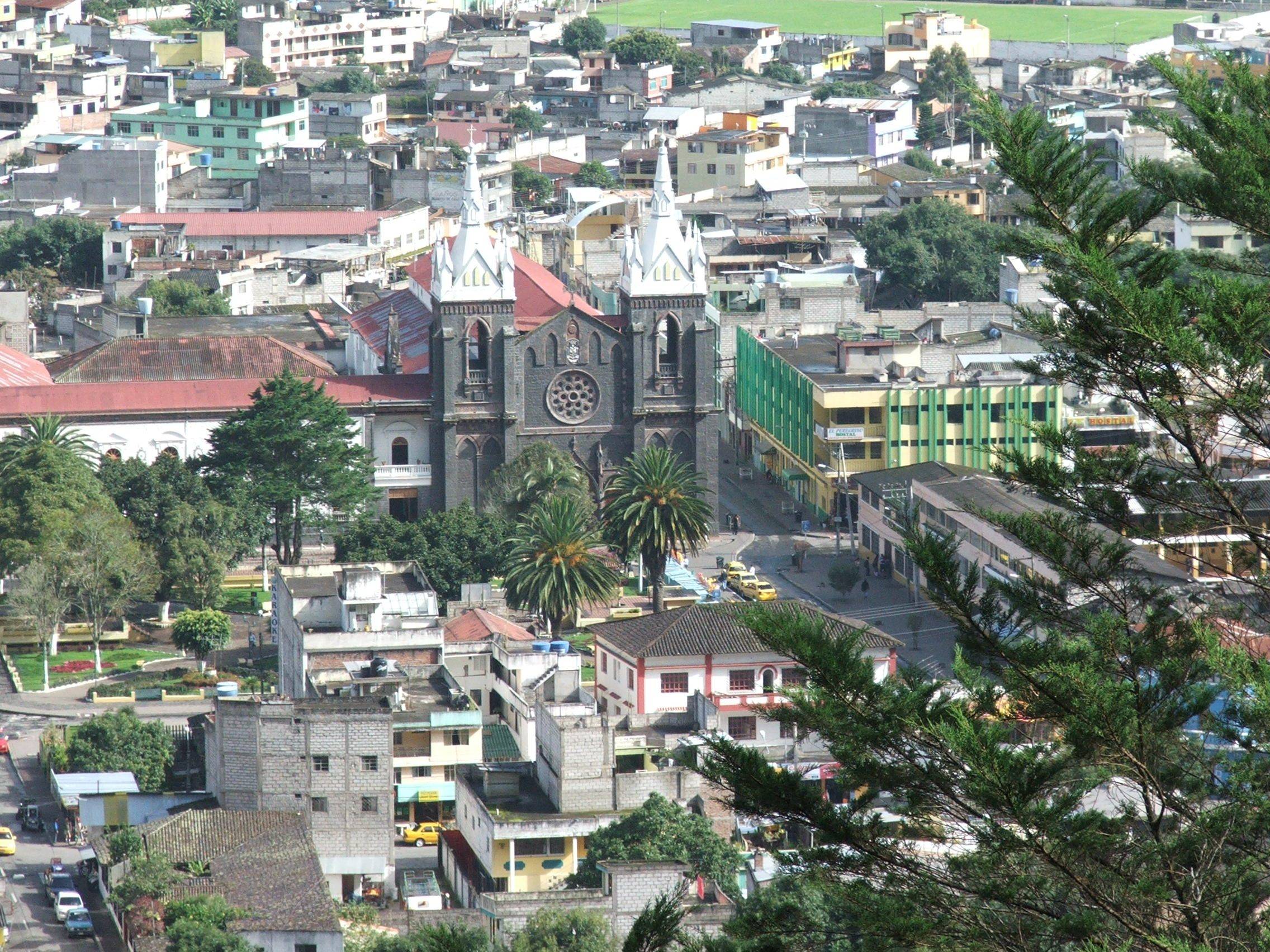 La petite ville animée de Baños