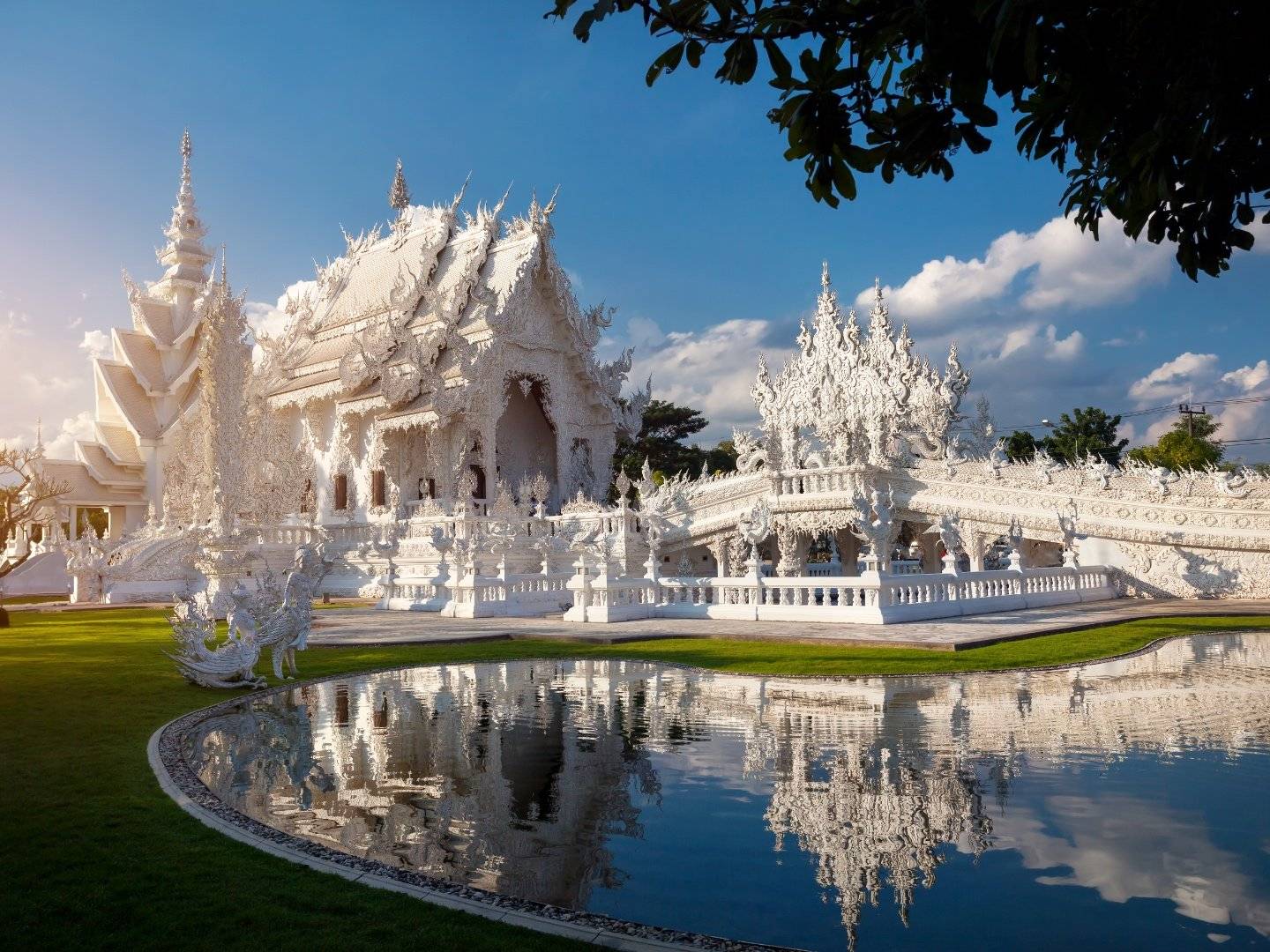 White Temple und Transfer nach Chiang Mai