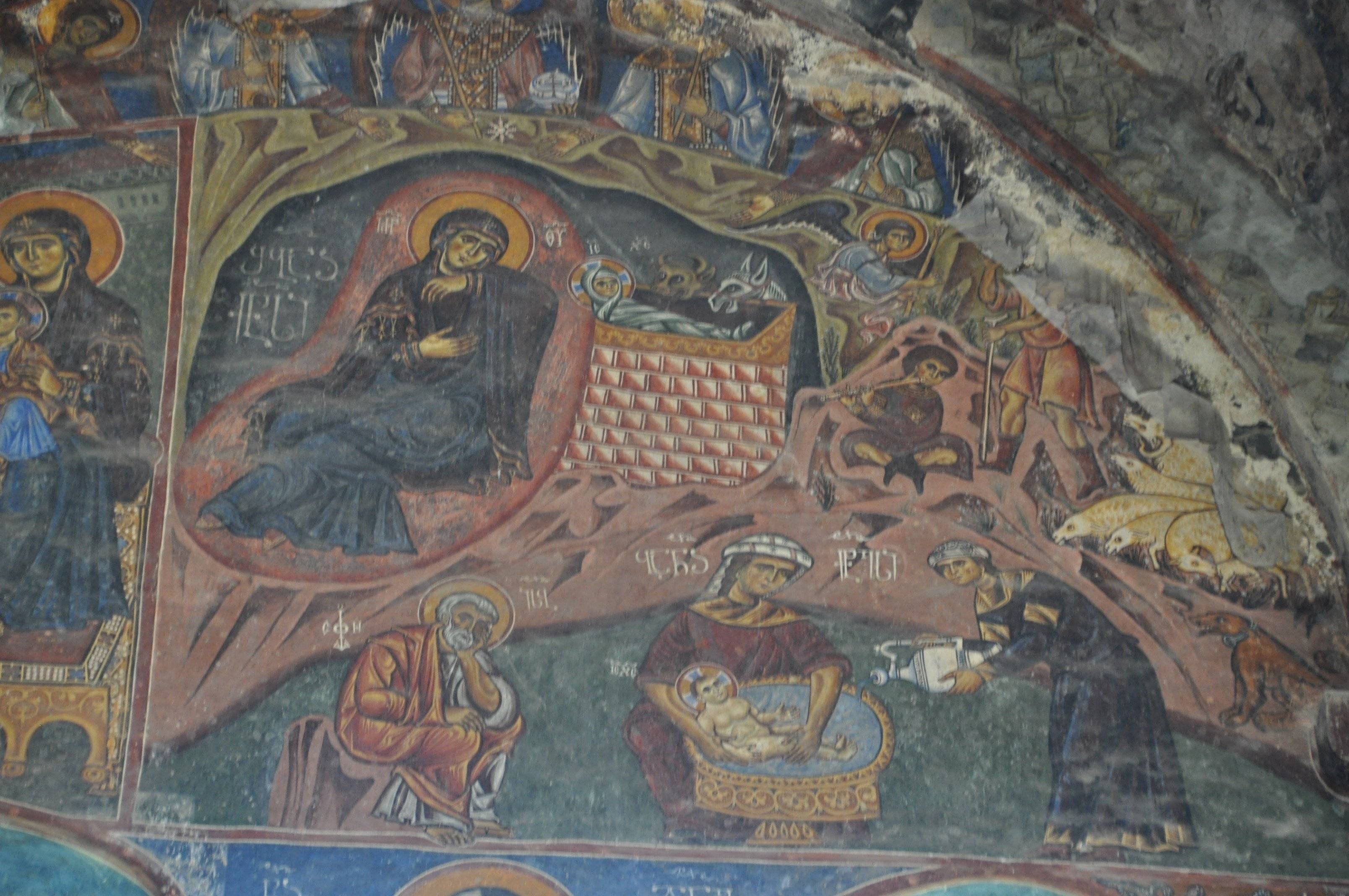 Akhtala, parmi les fresques les mieux conservées de l’Arménie. 