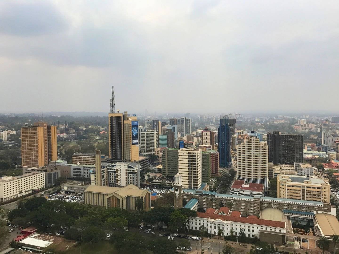Arrivo a Nairobi con volo internazionale