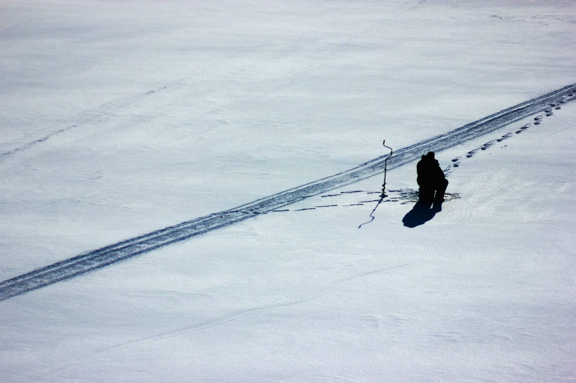 Pêche sur glace dans le Kluane National Park