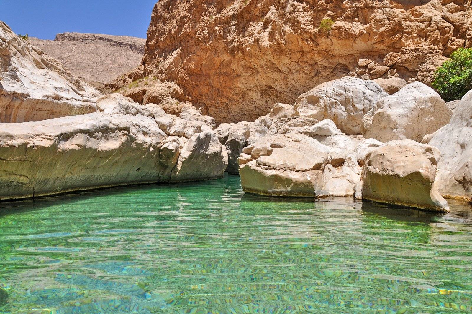 L'oasi di Wadi Bani Khalid
