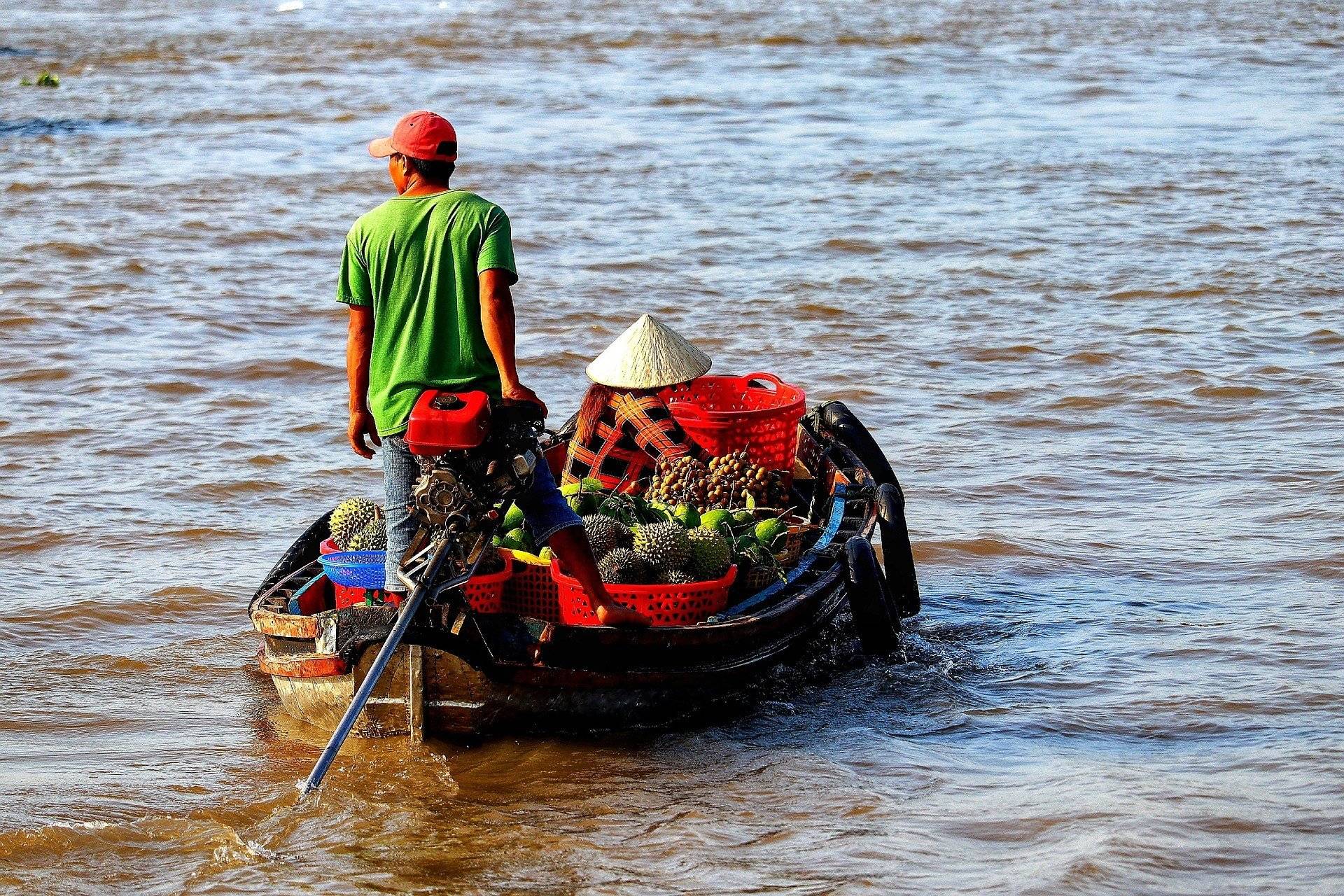 Bootsfahrt im Mekong-Delta & Flug nach Phu Quoc