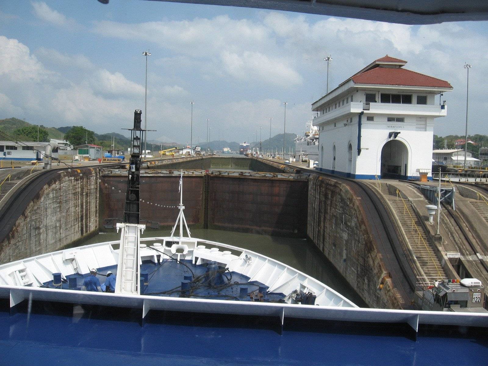 Teildurchquerung des Panamakanals