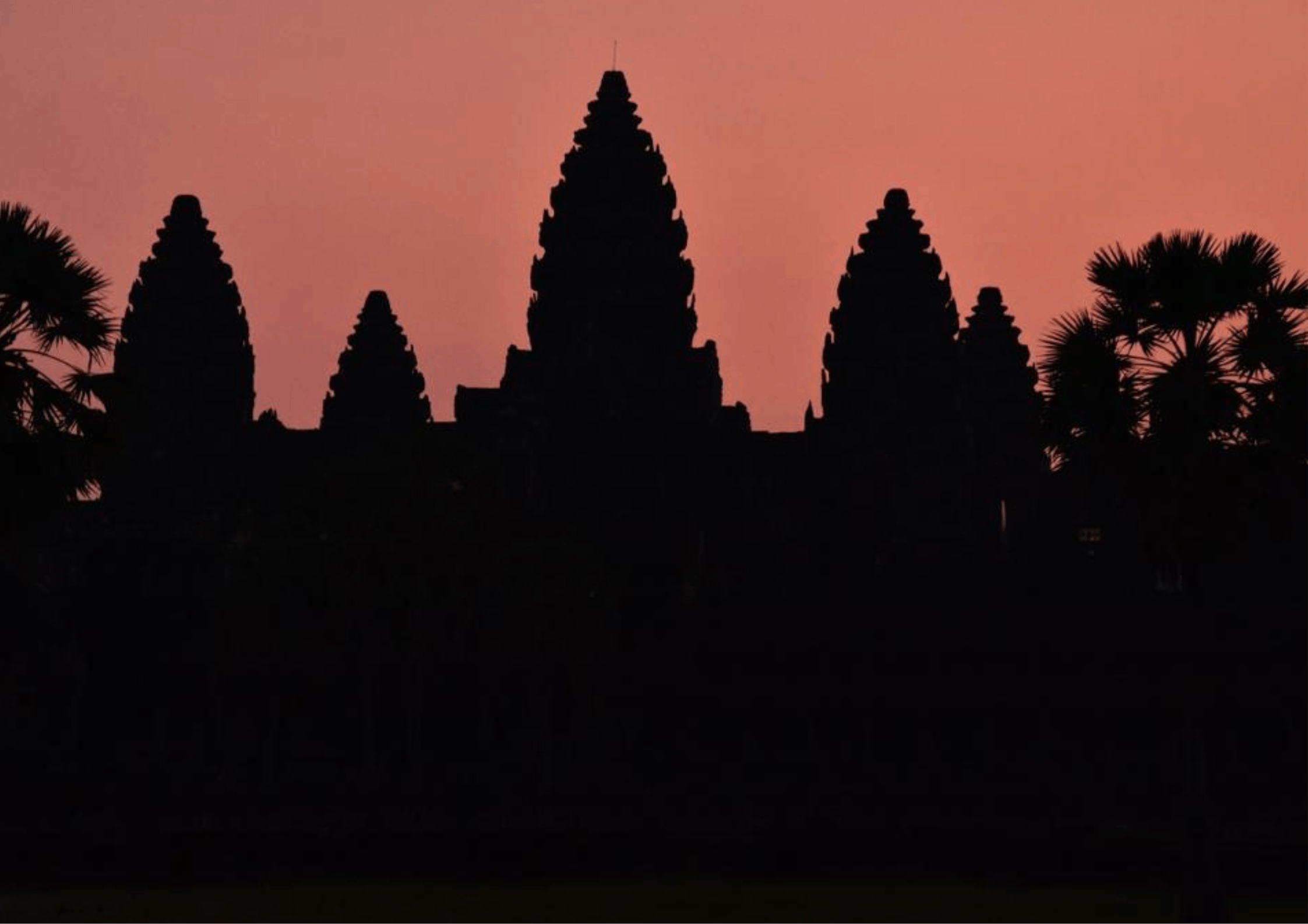 Indimenticabile tramonto su Angkor Wat