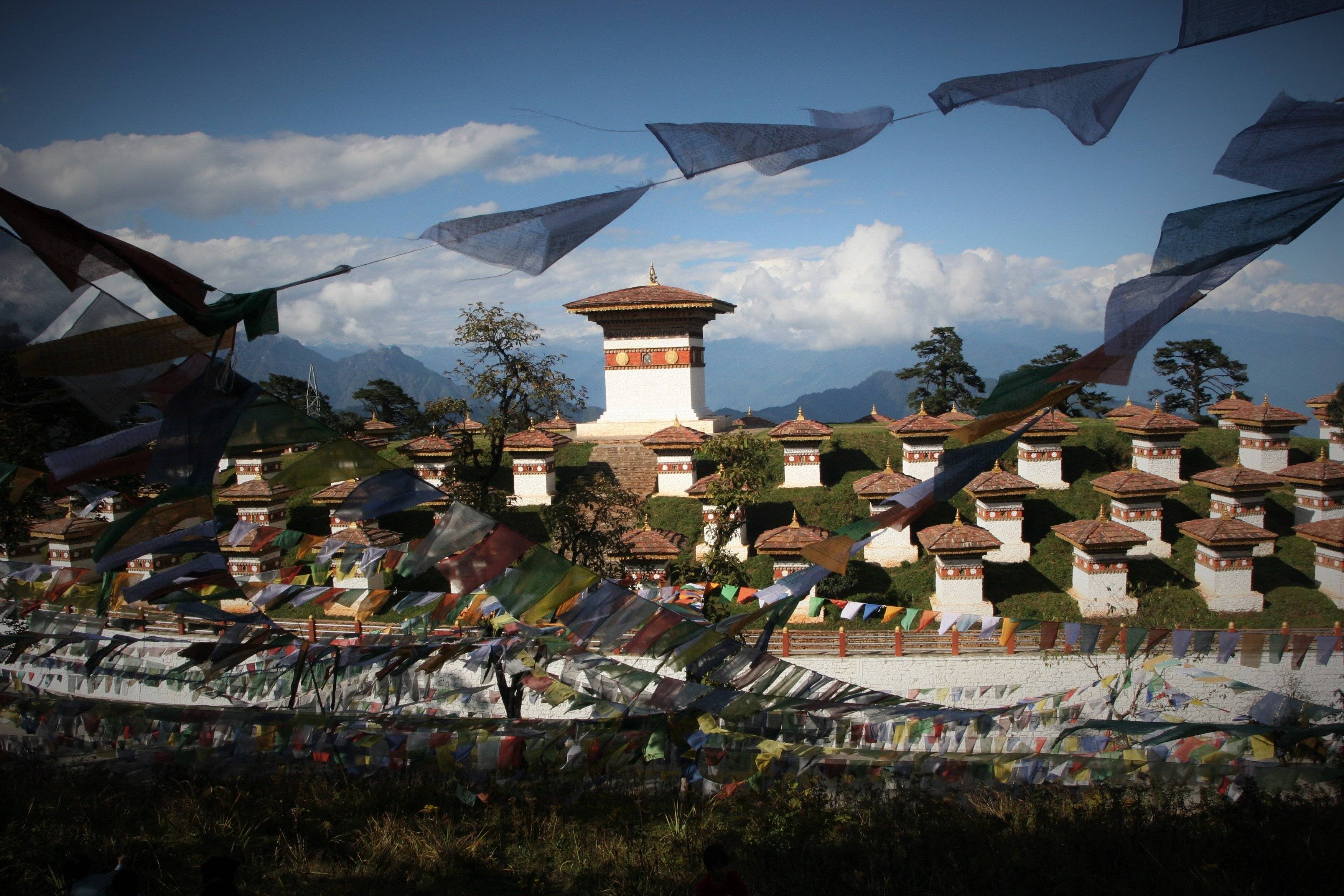 Punakha: Dochula, Chimi Lhakhang, Punakha Dzong.