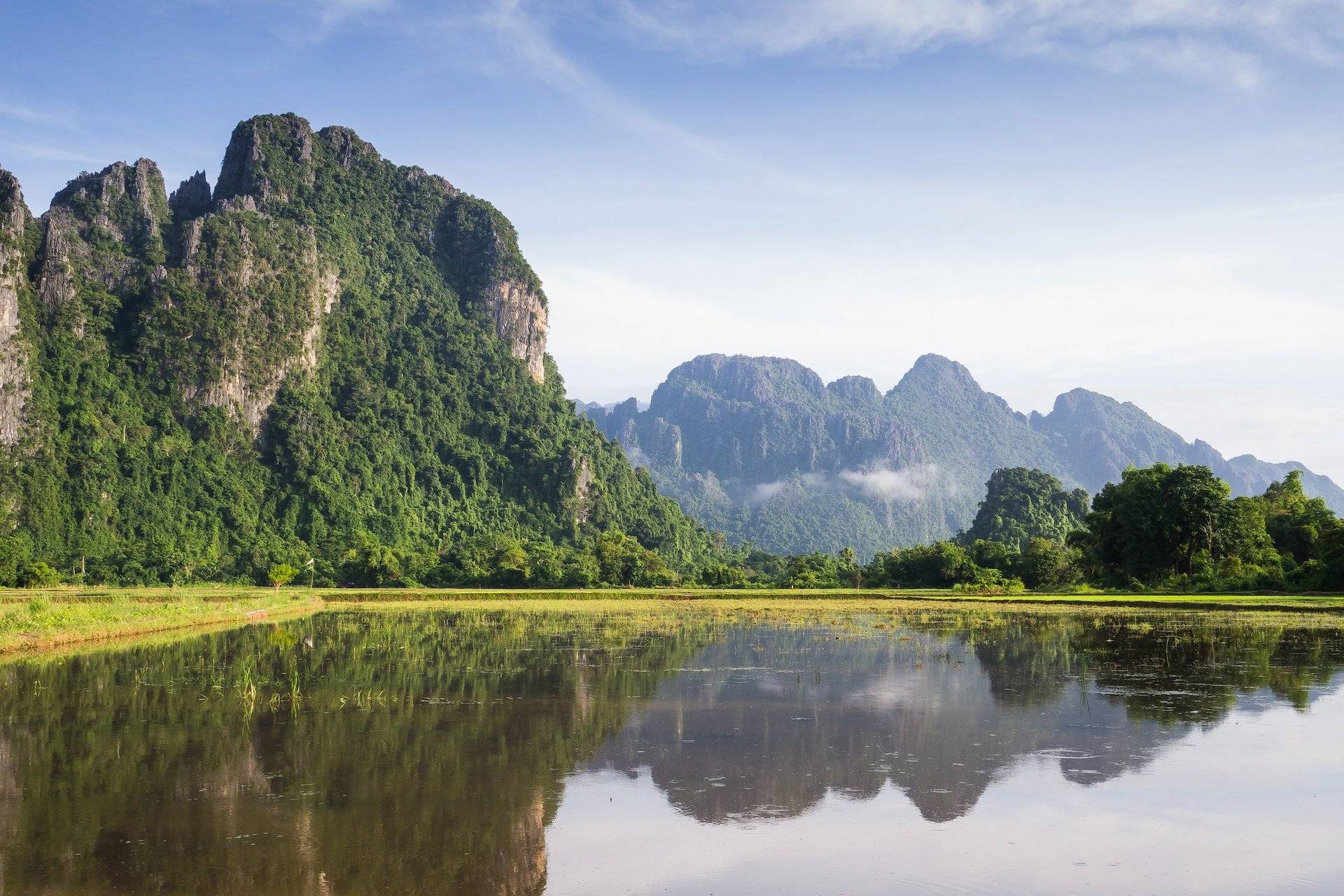 Vang Vieng et ses paysages de montagne