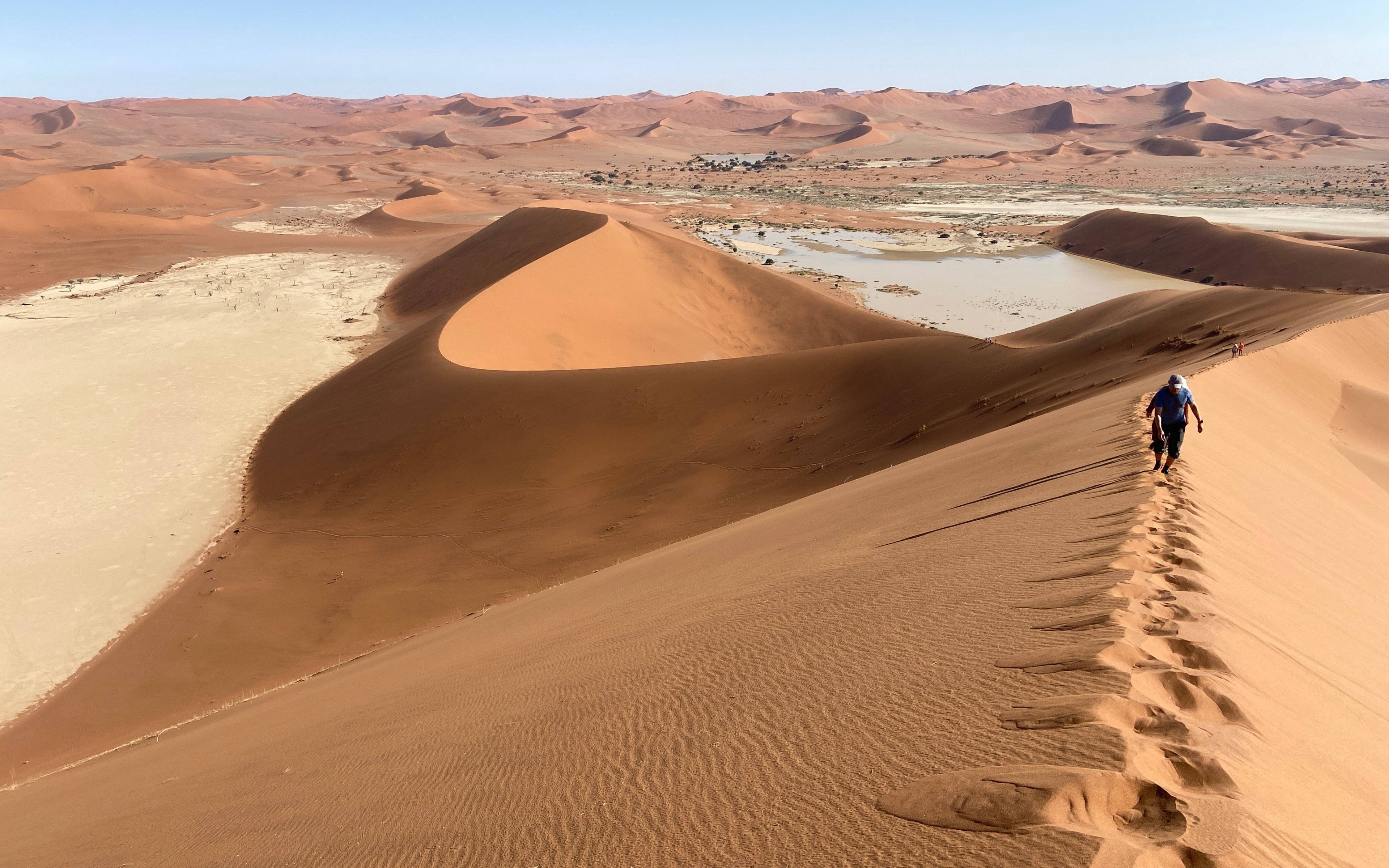 Balade au milieu des dunes de Sossusvlei