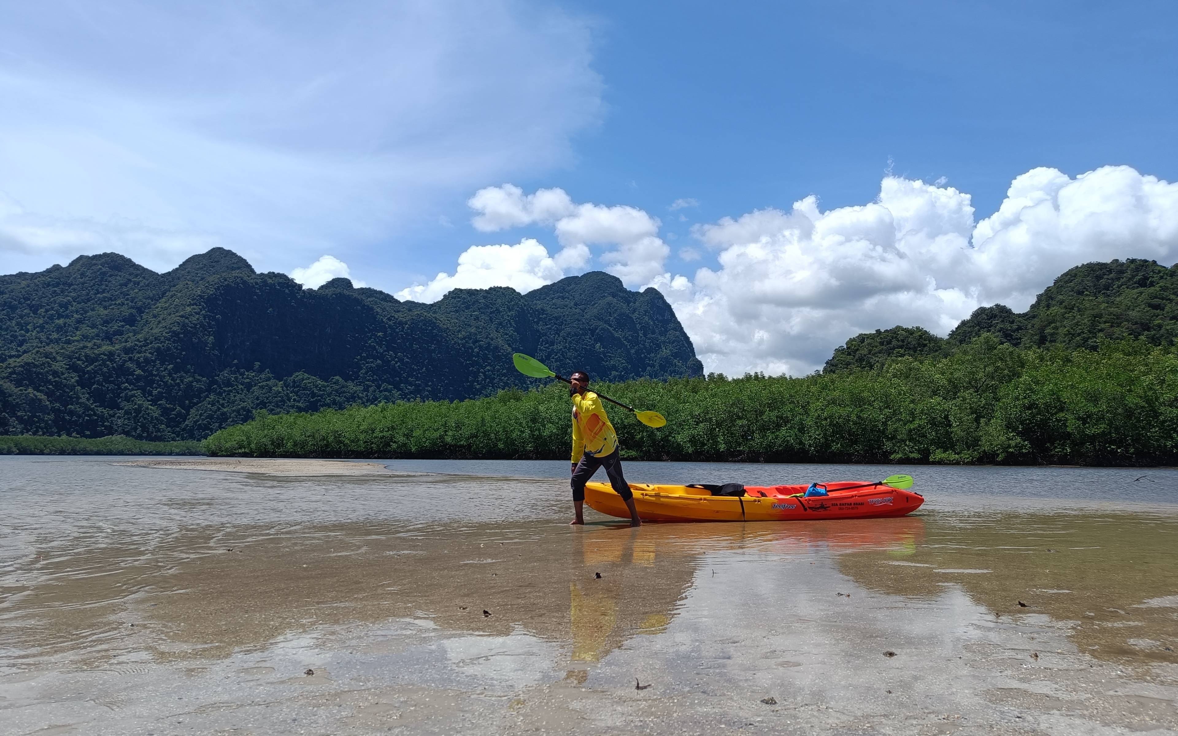 Bahía de Tha Lane, kayak en los manglares