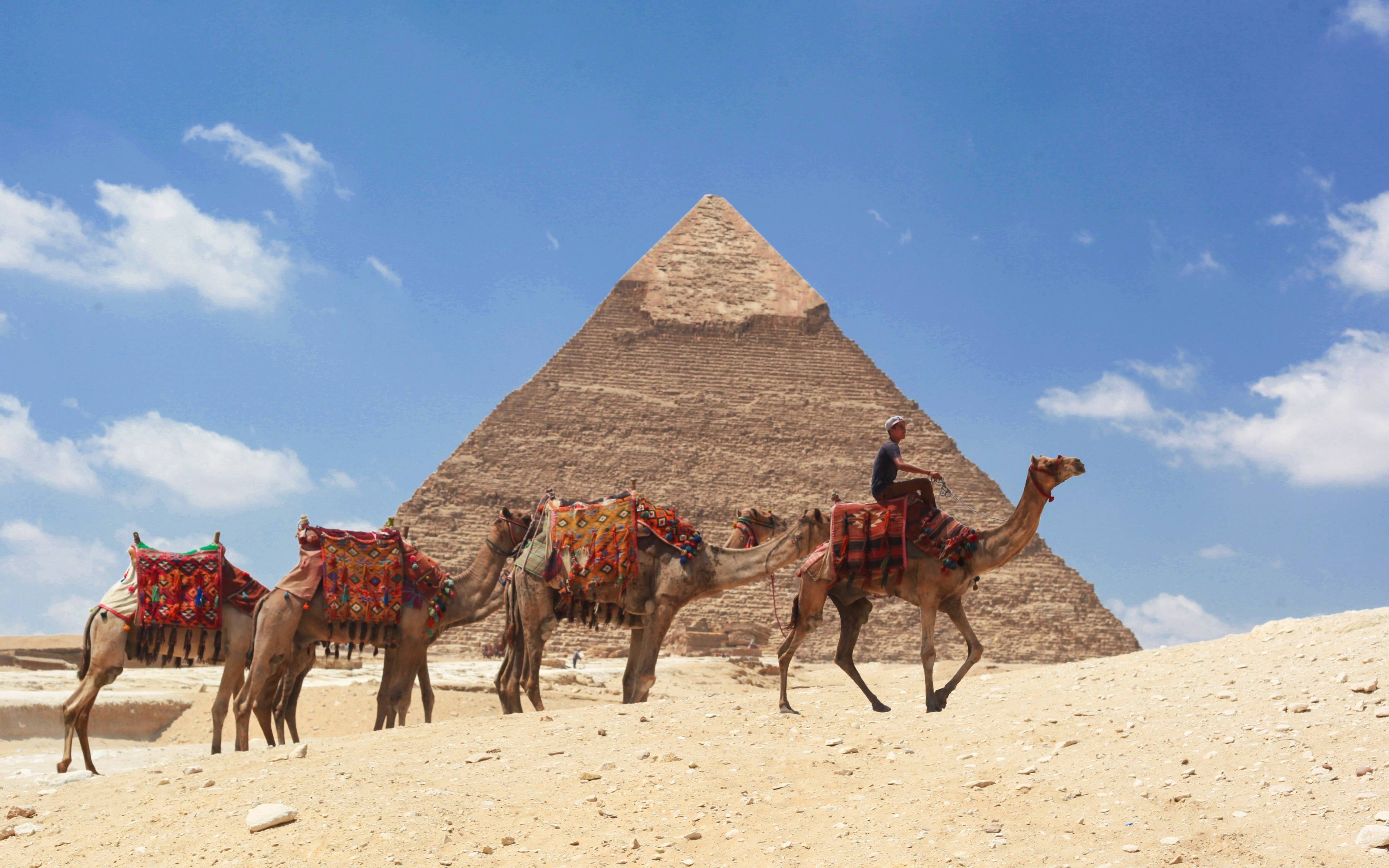 Les majestueuses pyramides