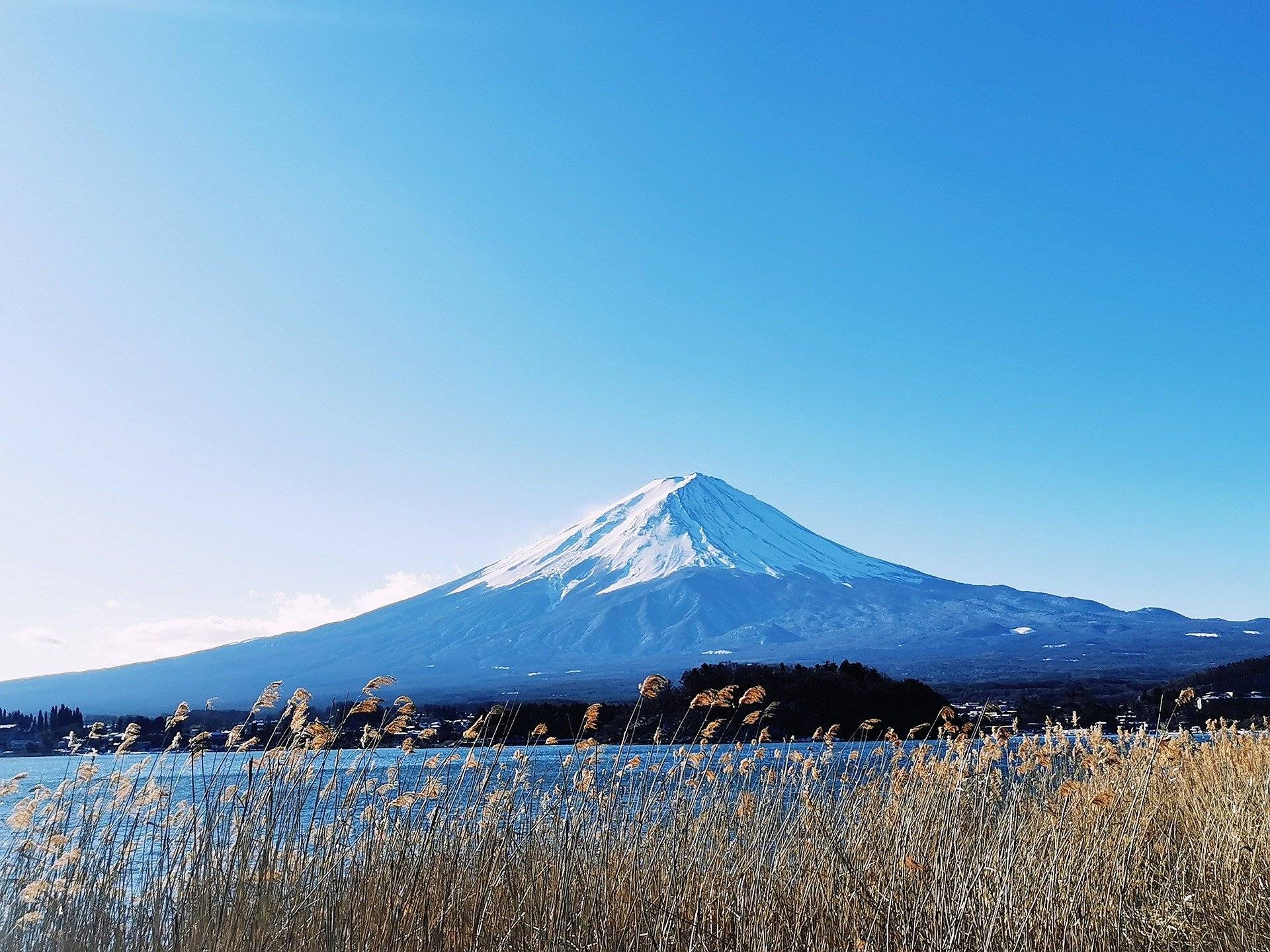 Le lac Kawaguchi, miroir du Mont Fuji