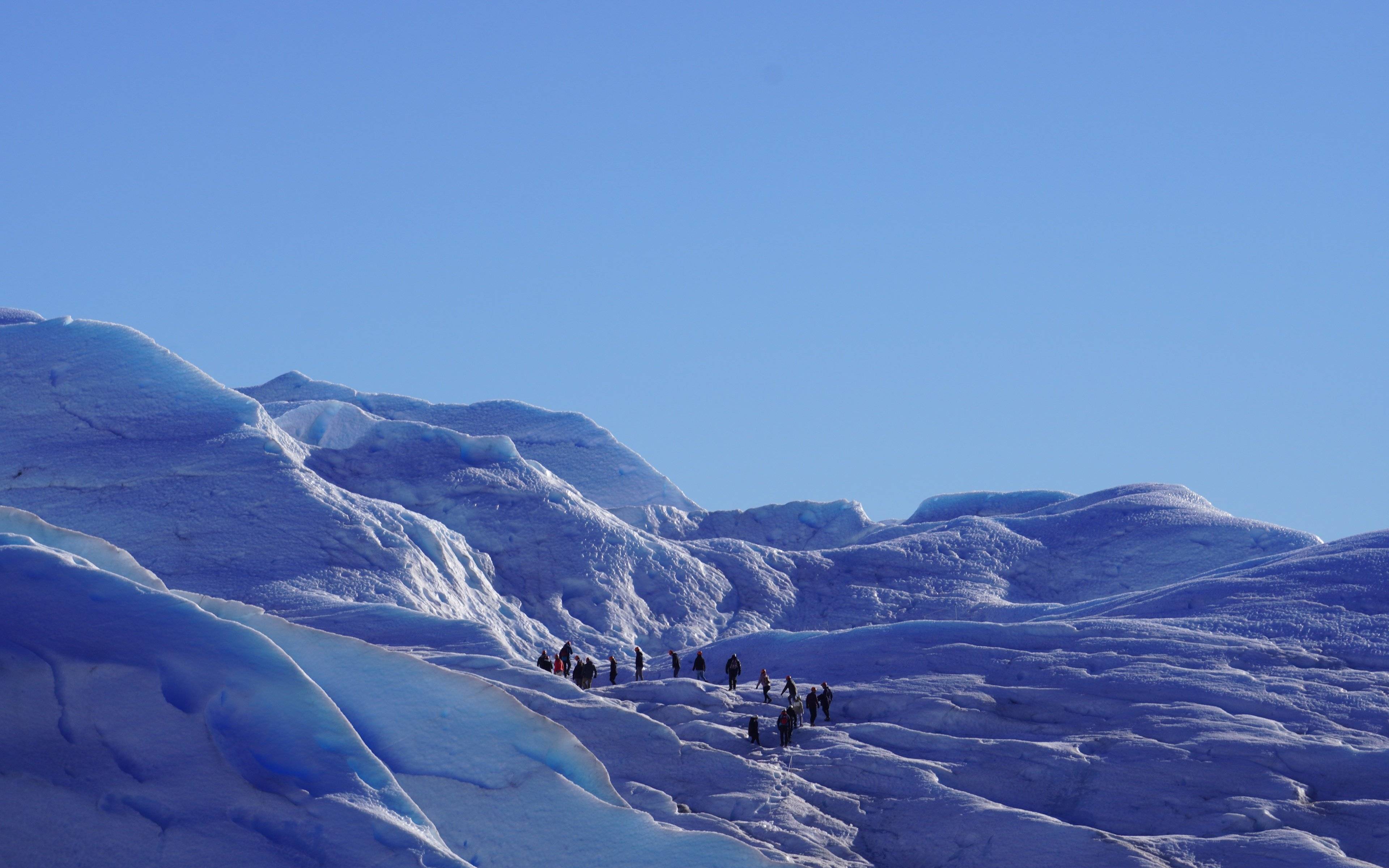 Trekking op de Perito Moreno-gletsjer