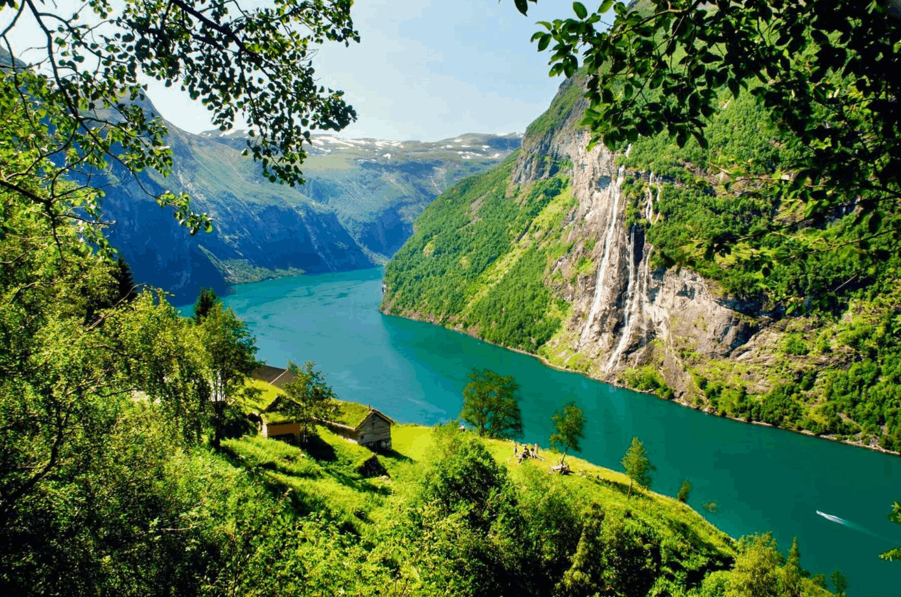 Randonnée dans le fjord de Geiranger