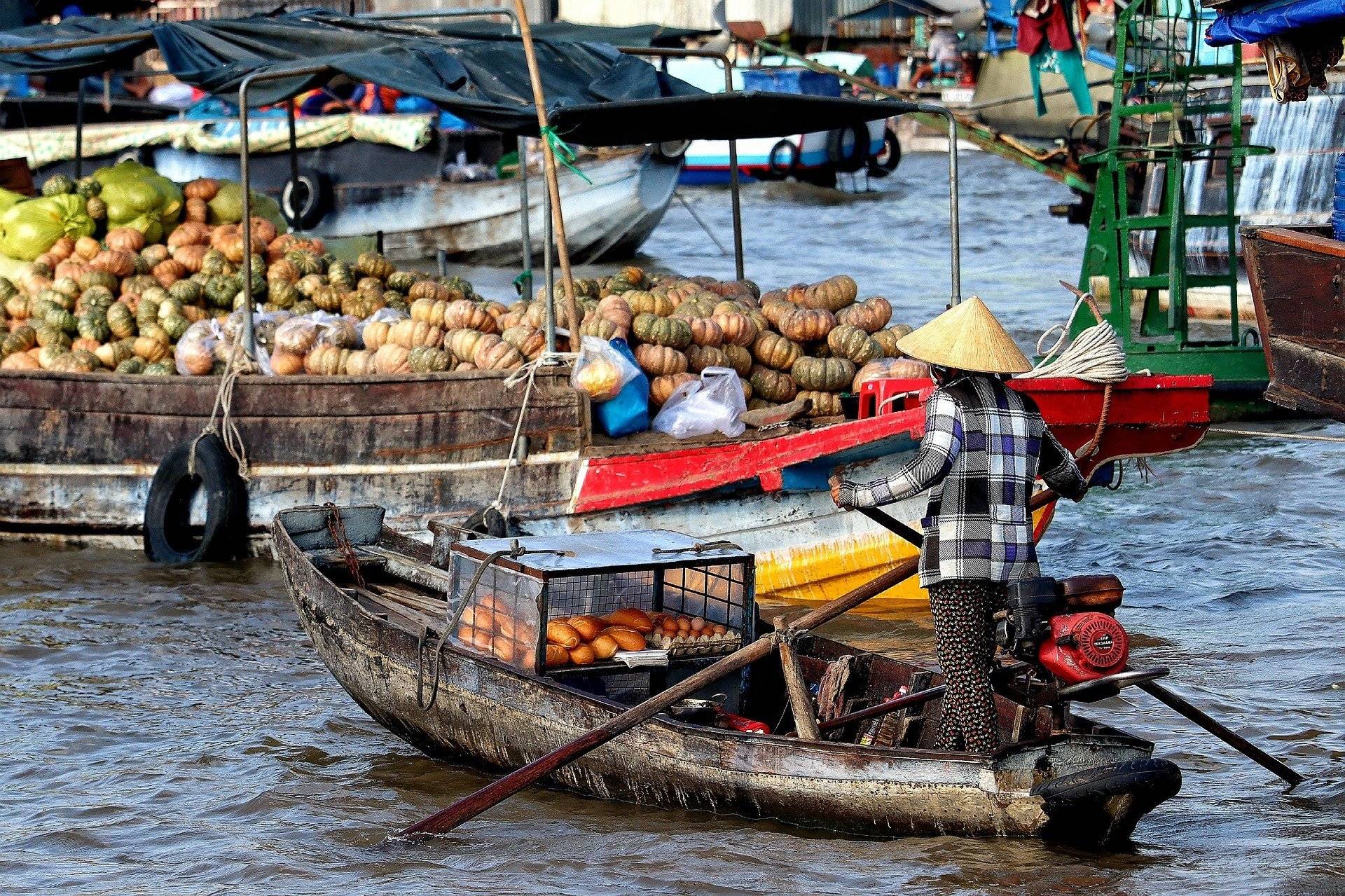 Visite du marché flottant de Cai Rang - Fin de la croisière
