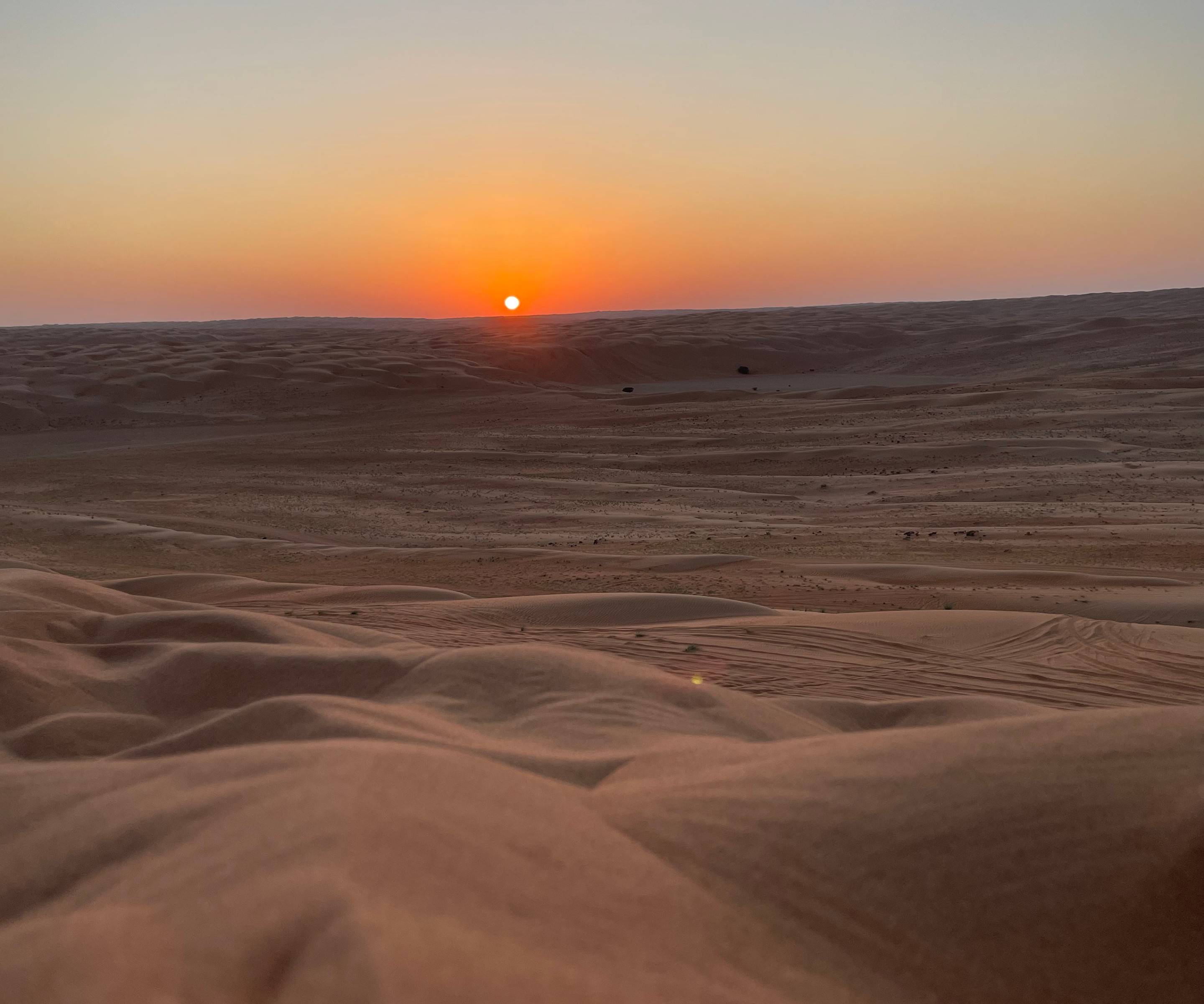 Le wadi Bani Khalid et une nuit dans le désert