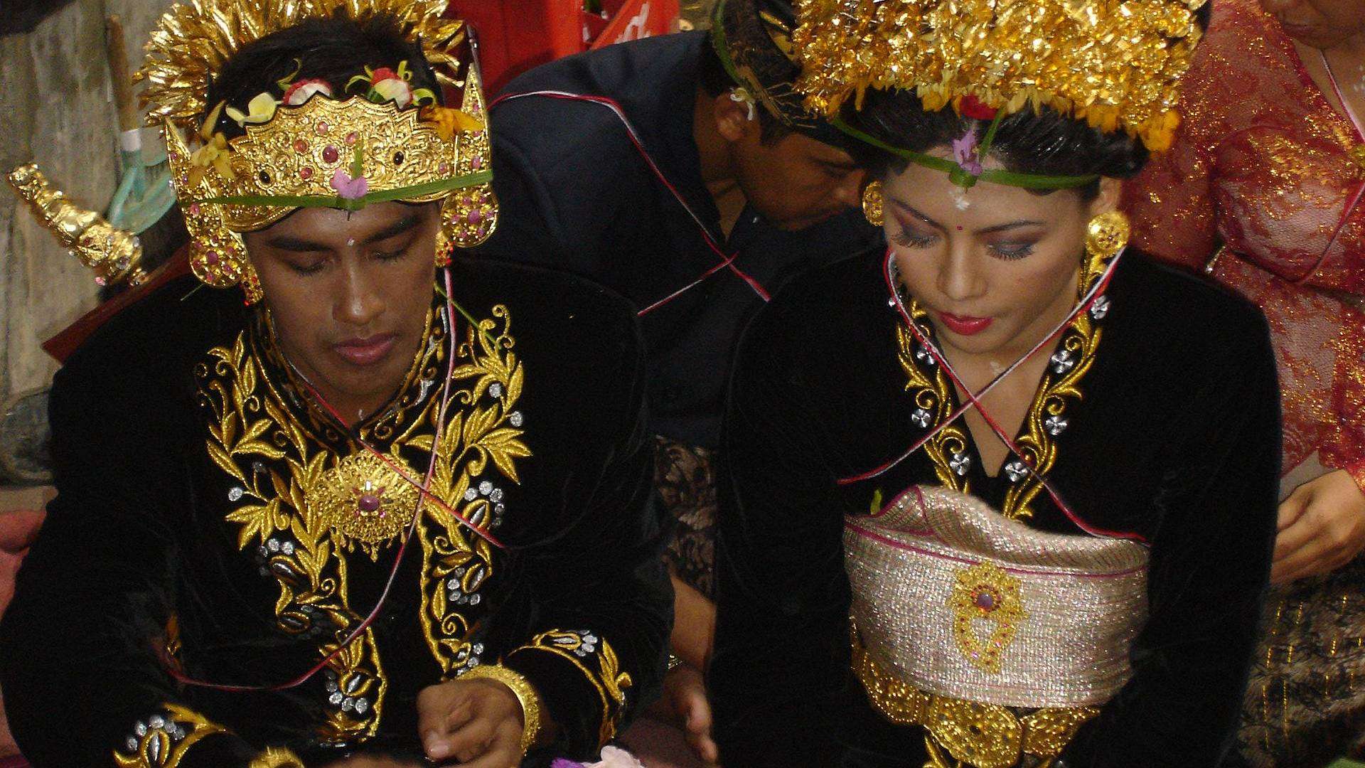 Balinesischer Hochzeitssegen