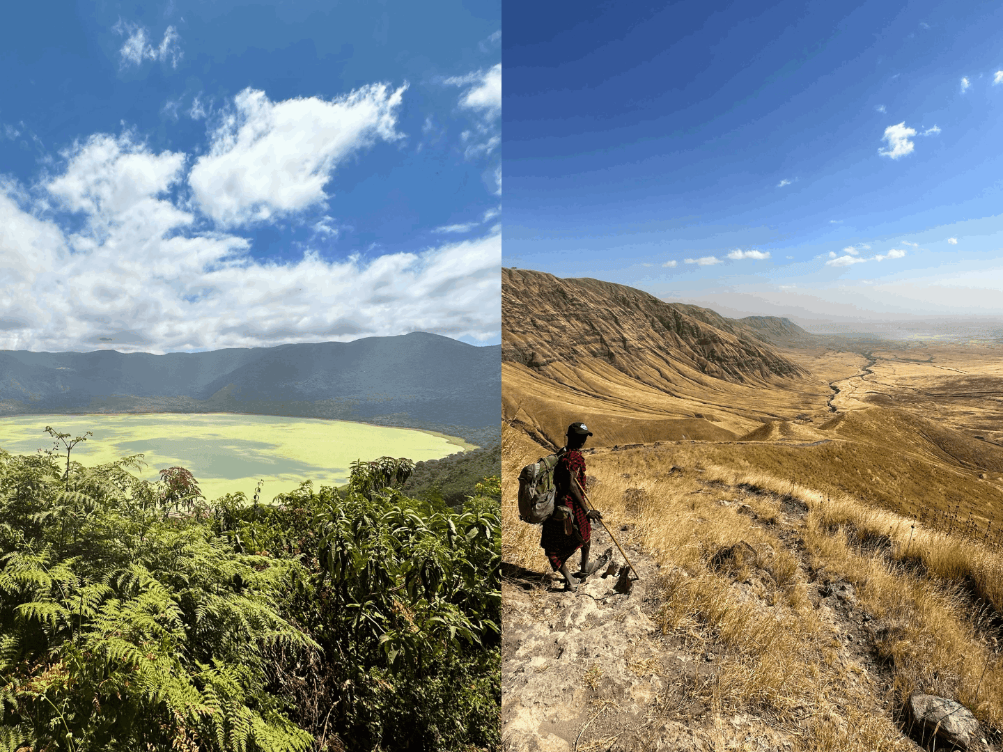 Trekking con i Masai dal Lago Empakaai al Lago Natron