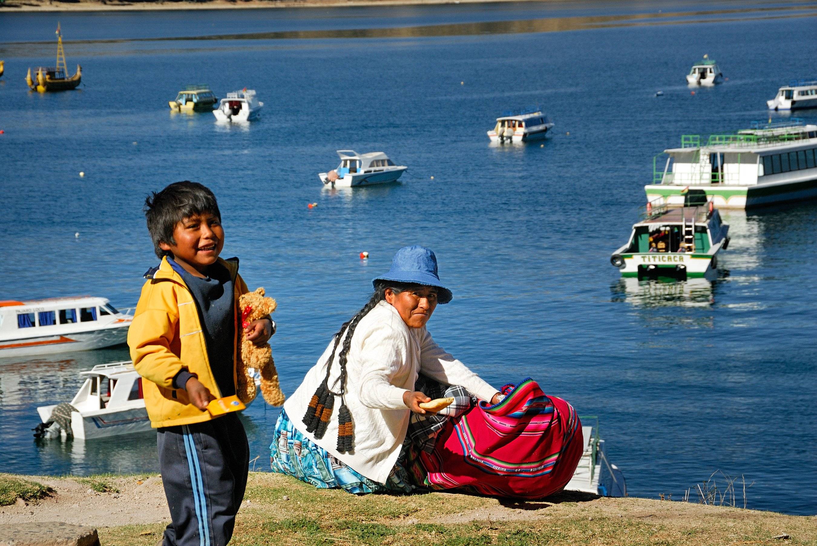 Sur les rives du lac Titicaca