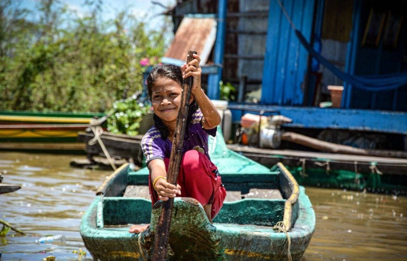 La vida en el Lago Tonle Sap