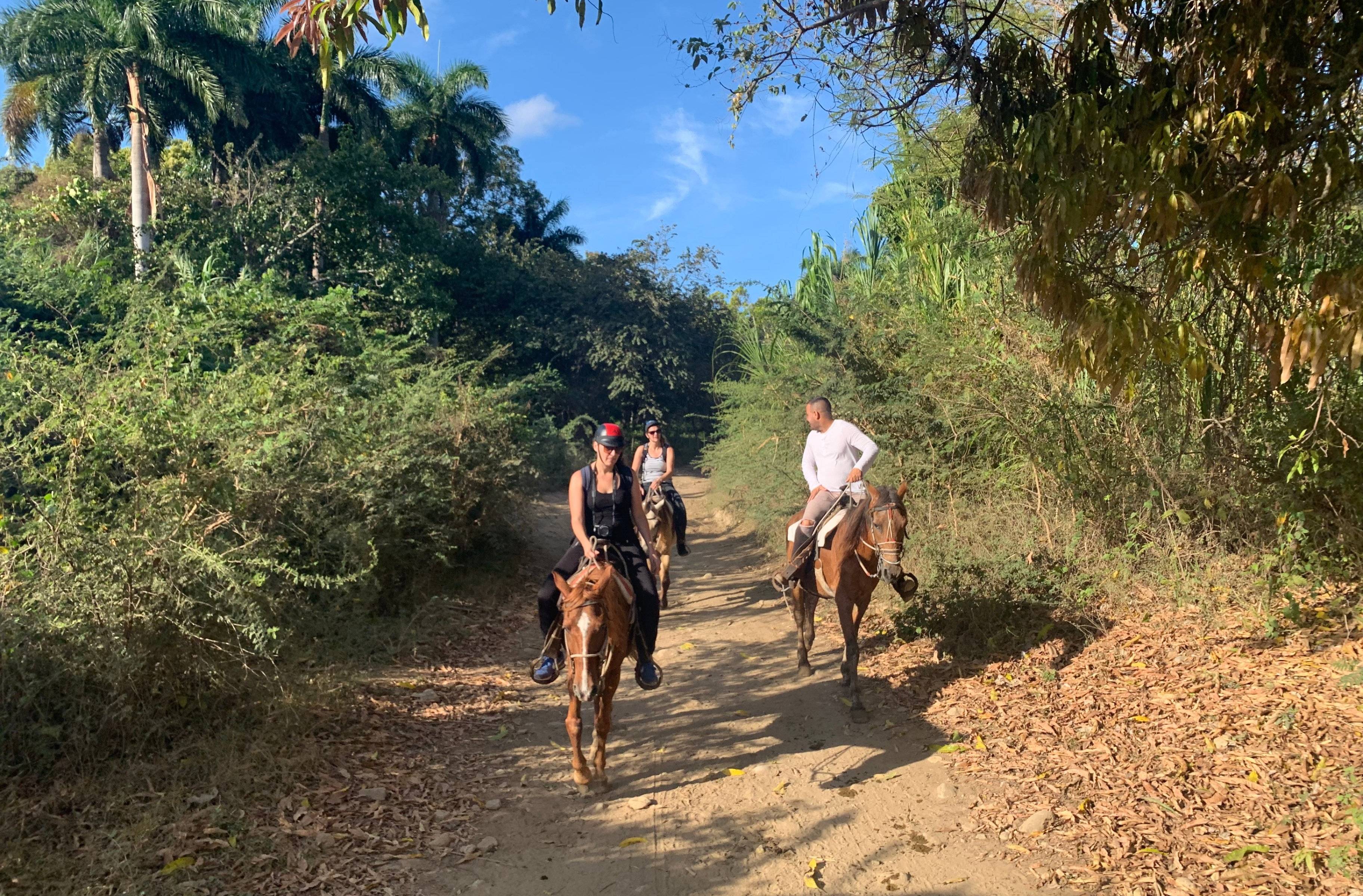 Balade à cheval dans la vallée de Los Pilones