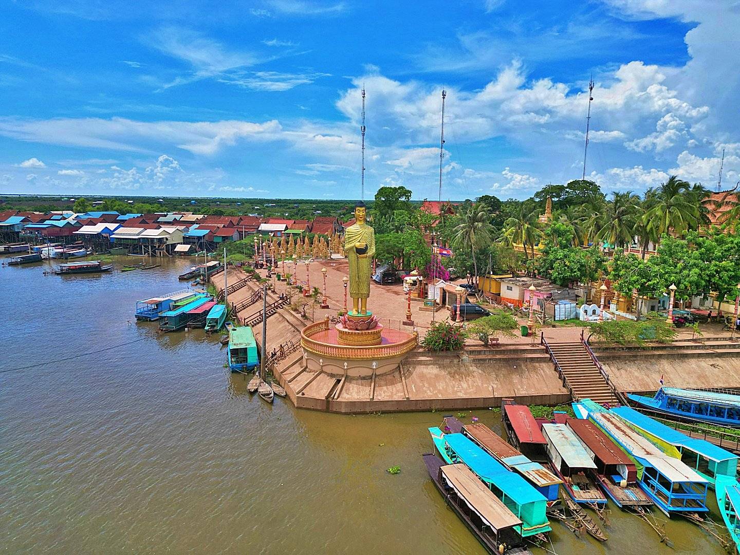 Umgebung von Siem Reap und schwimmendes Dorf Kampong Kleang