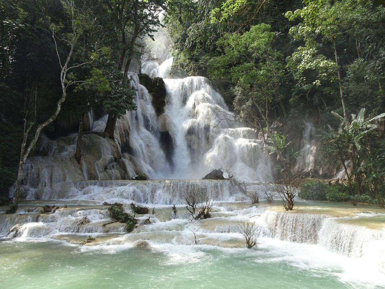 Les chutes d'eau de Kuang Si