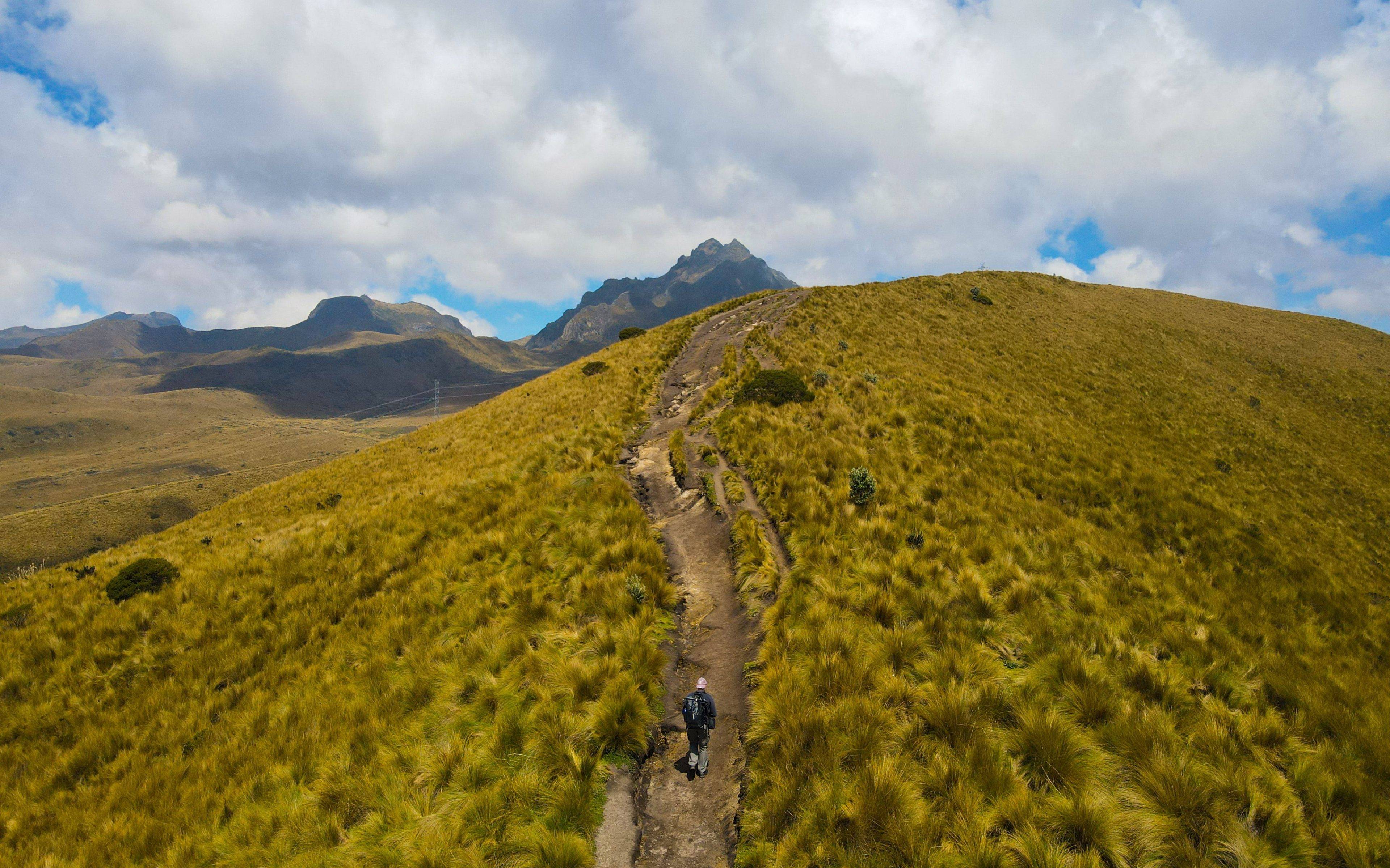 De westelijke bergketen: Guagua Pichincha