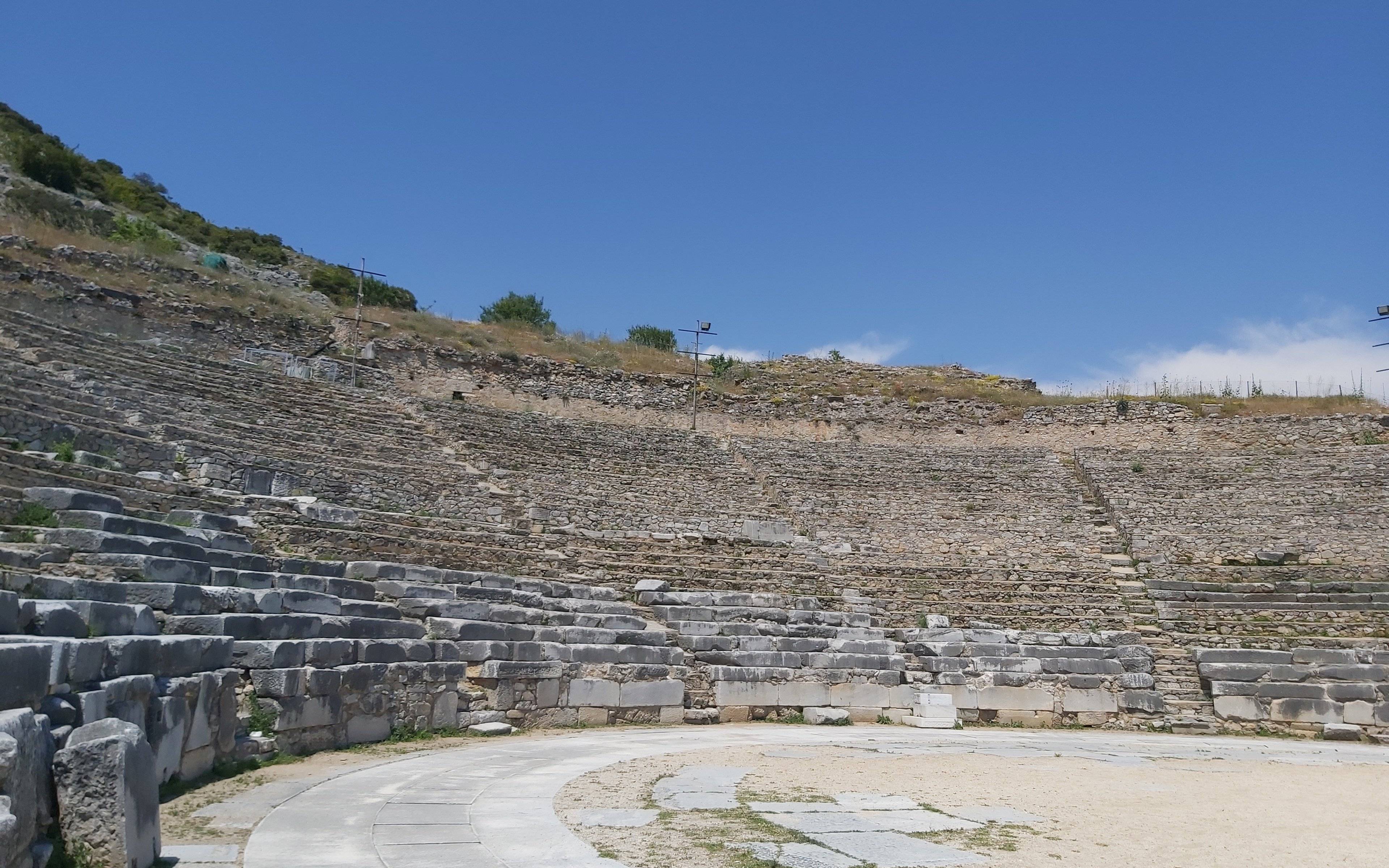 Erkundung der archäologischen Stätte von Philippi und der Stadt Kavala