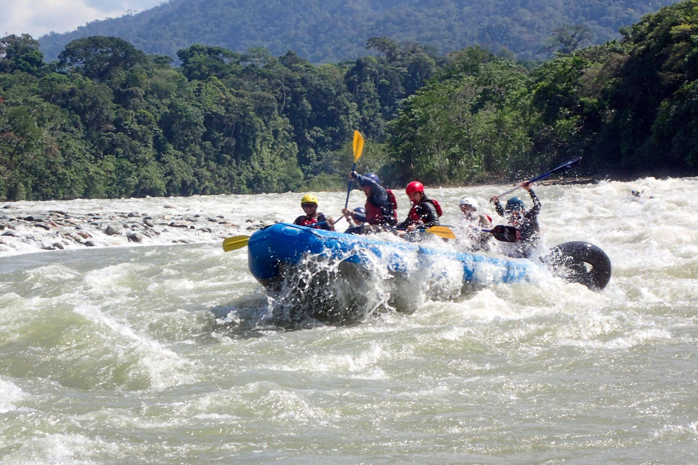 Rafting sur les contreforts des Andes