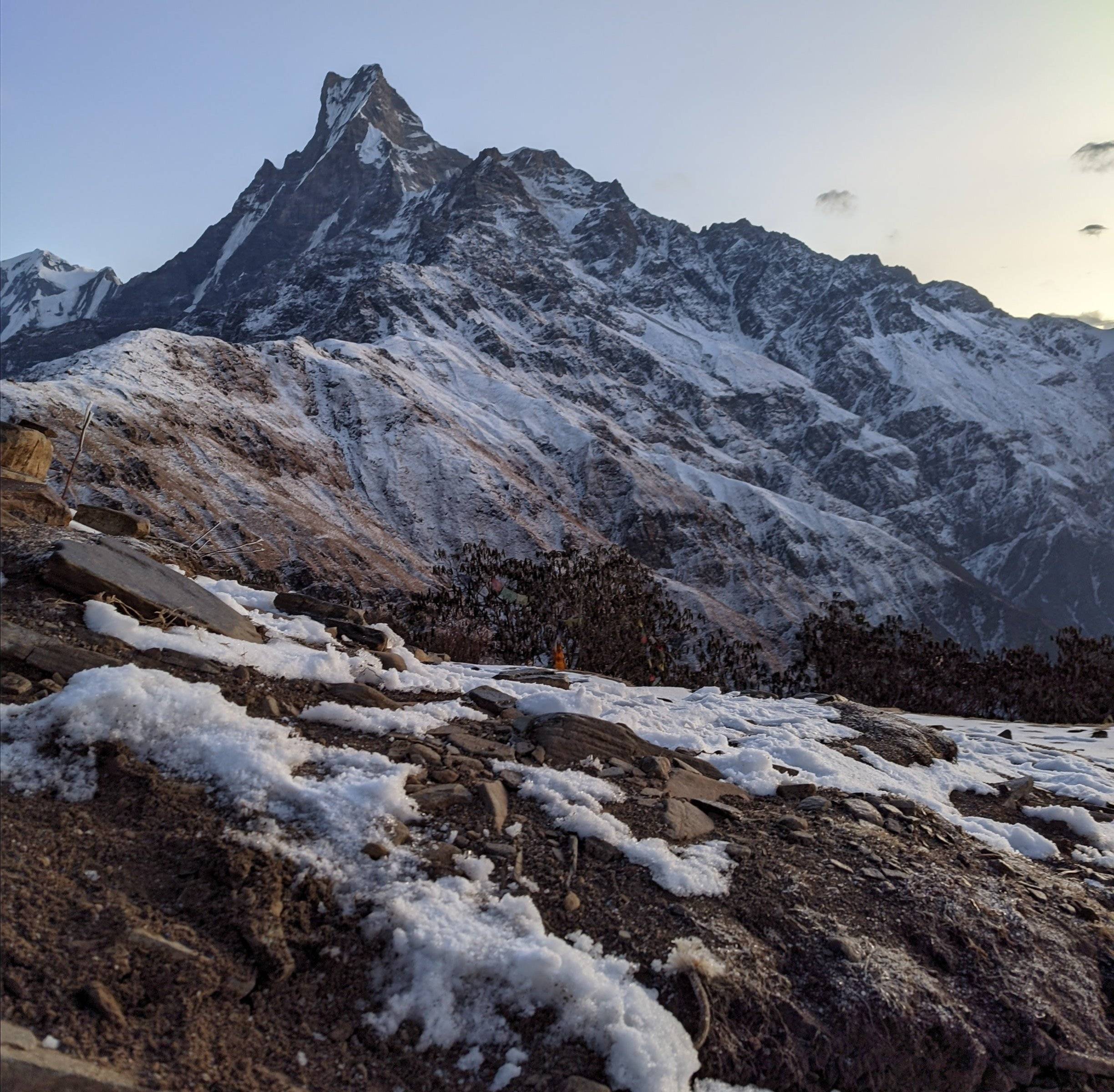 Exploration du camp de base du Mardi Himal
